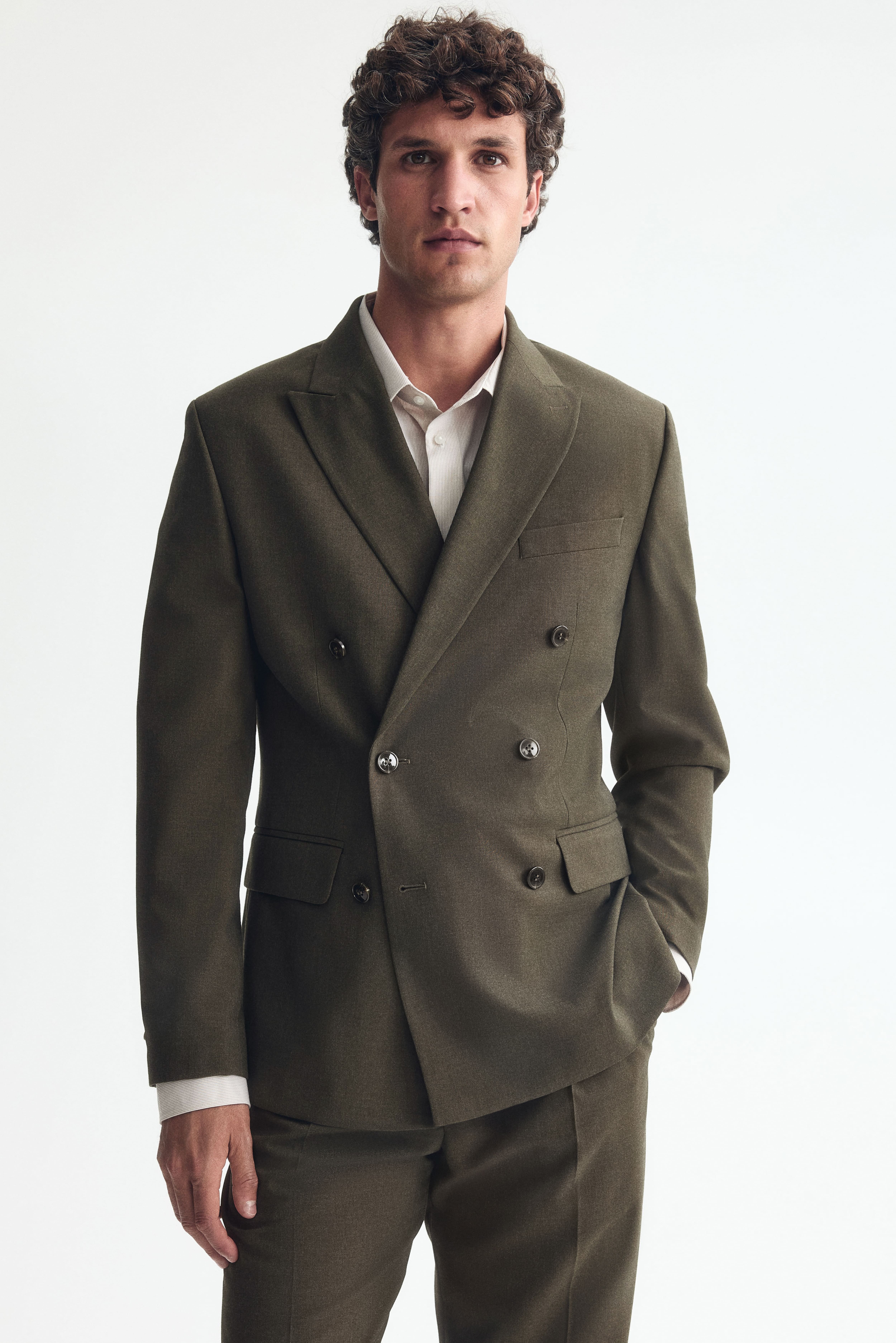 Veste classique à fermeture croisée