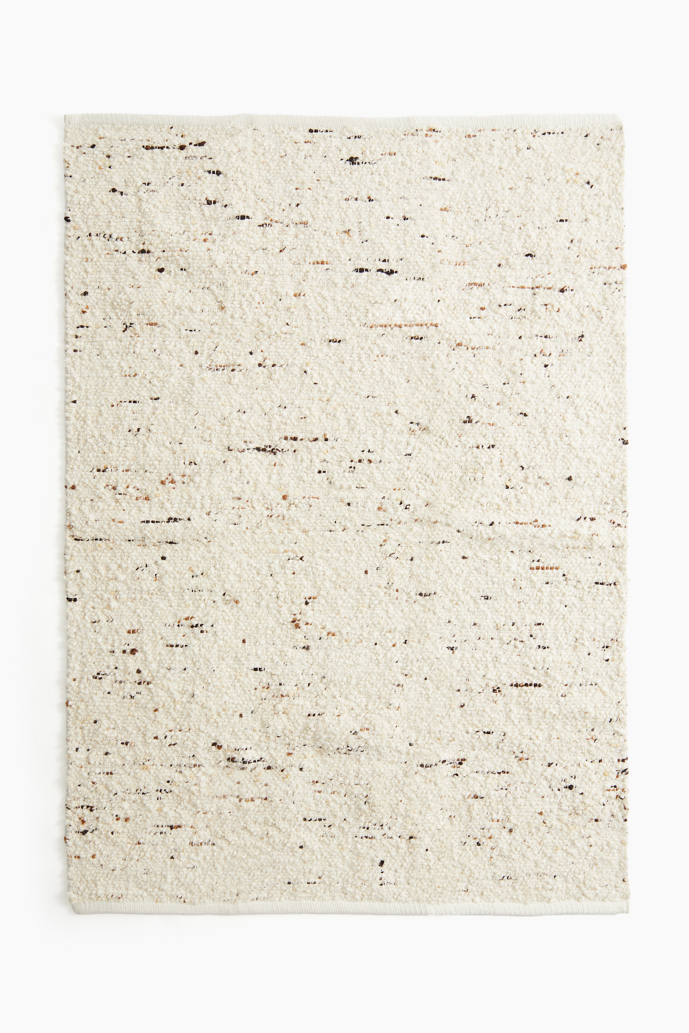 Wool-blend rug - Natural white