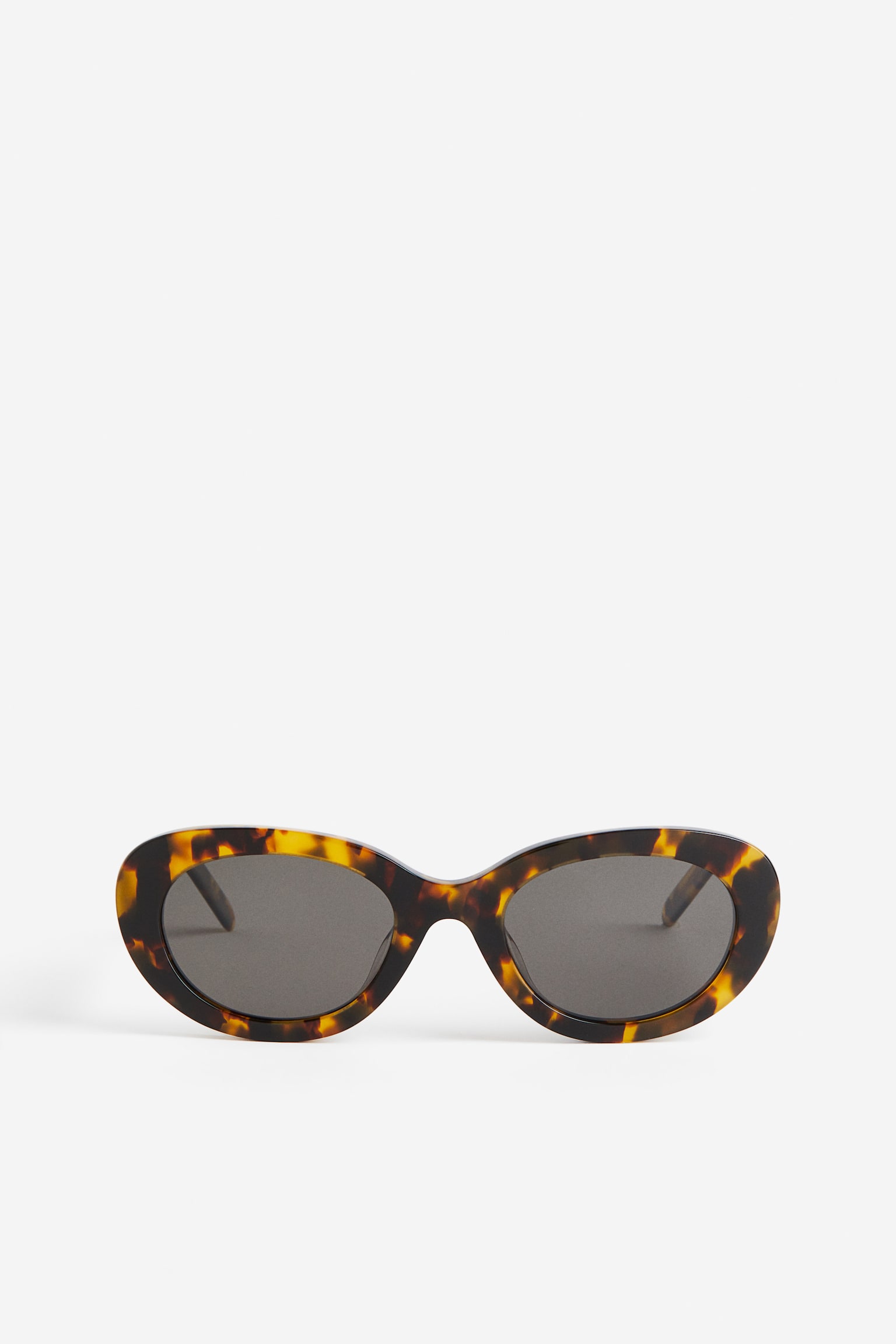 Oval sunglasses - Brown/Tortoiseshell-patterned - 3