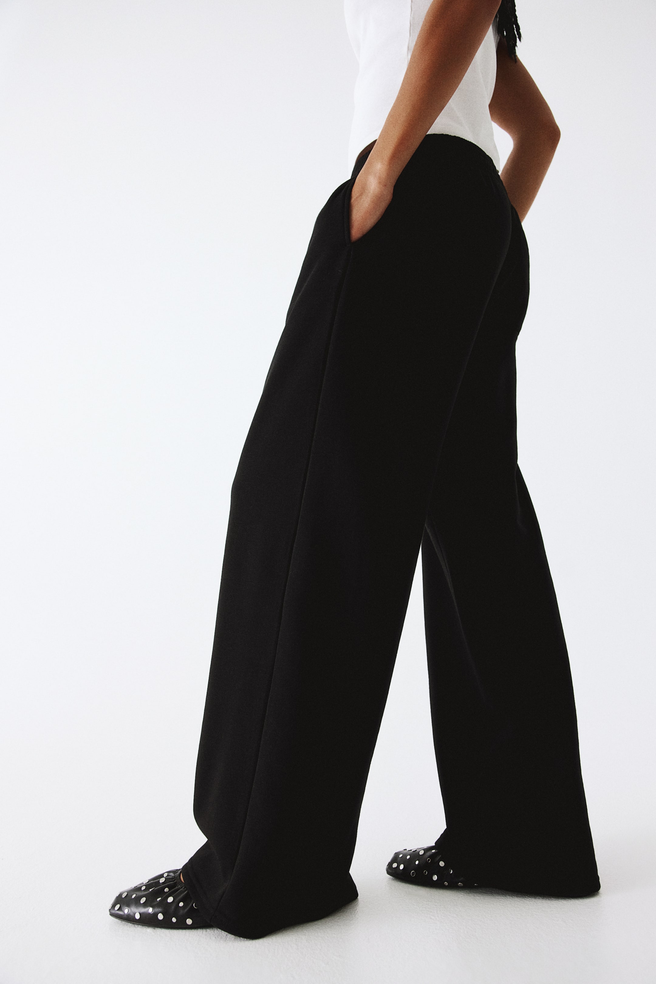 Wide-Leg Joggers