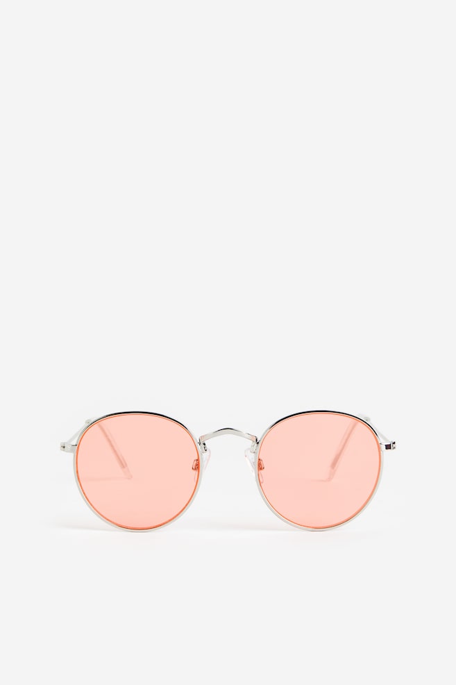 Round sunglasses - Silver-coloured/Pink - 1