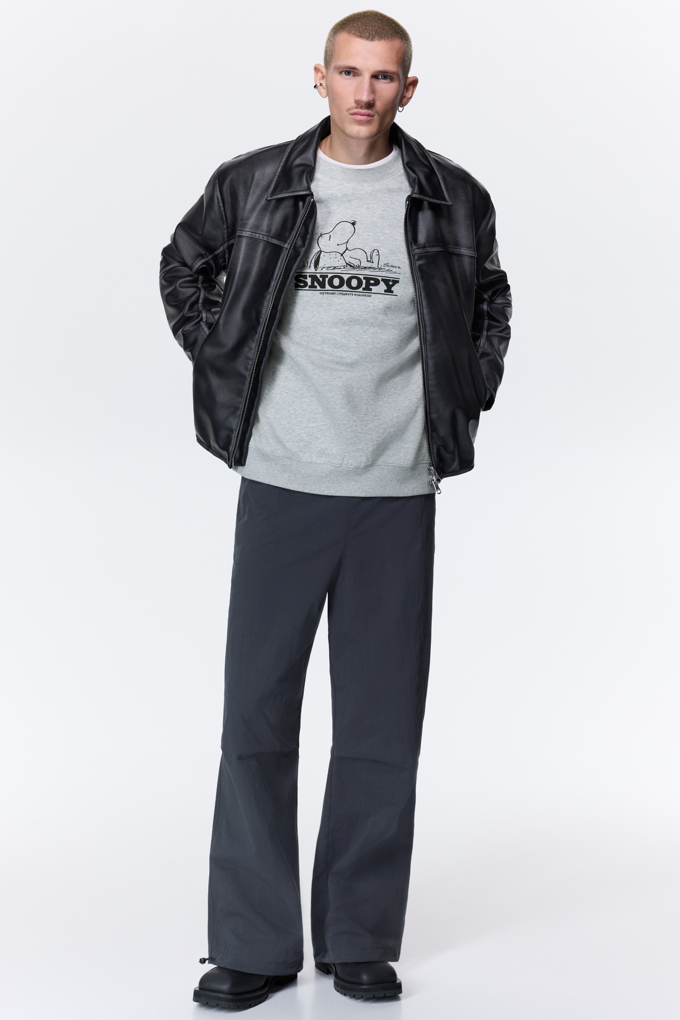 Sweatshirt Loose Fit - Gråmeleret/Nuser/Lyseblå/Matisse/Mørkebrun/Ramones