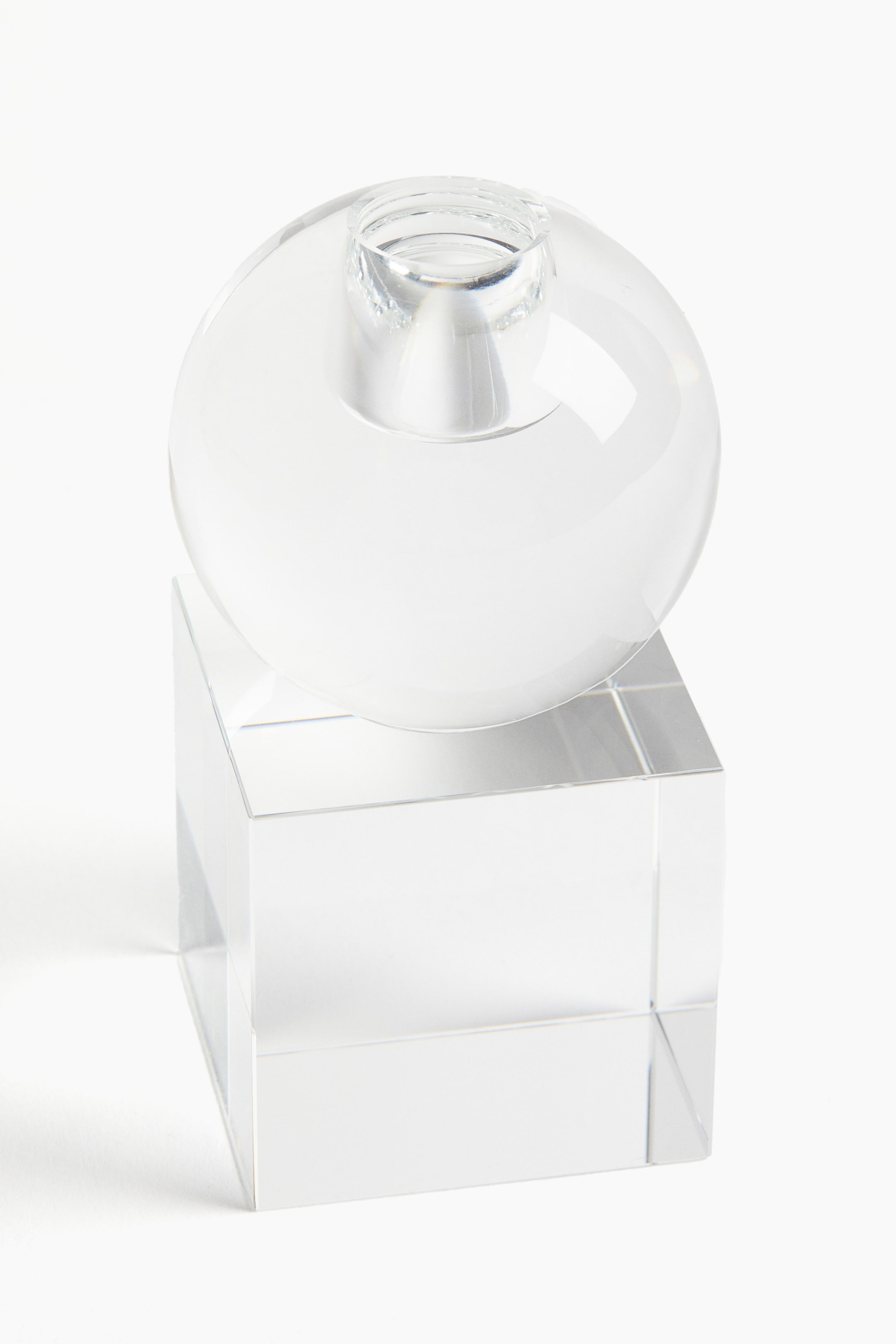 Visa större bild: Hög ljusstake i glas - Transparent - Home All | H&M SE 5