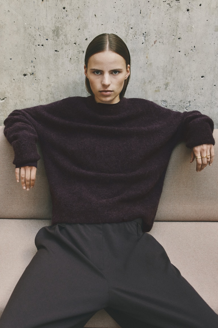 Oversized Alpaca Blend Sweater