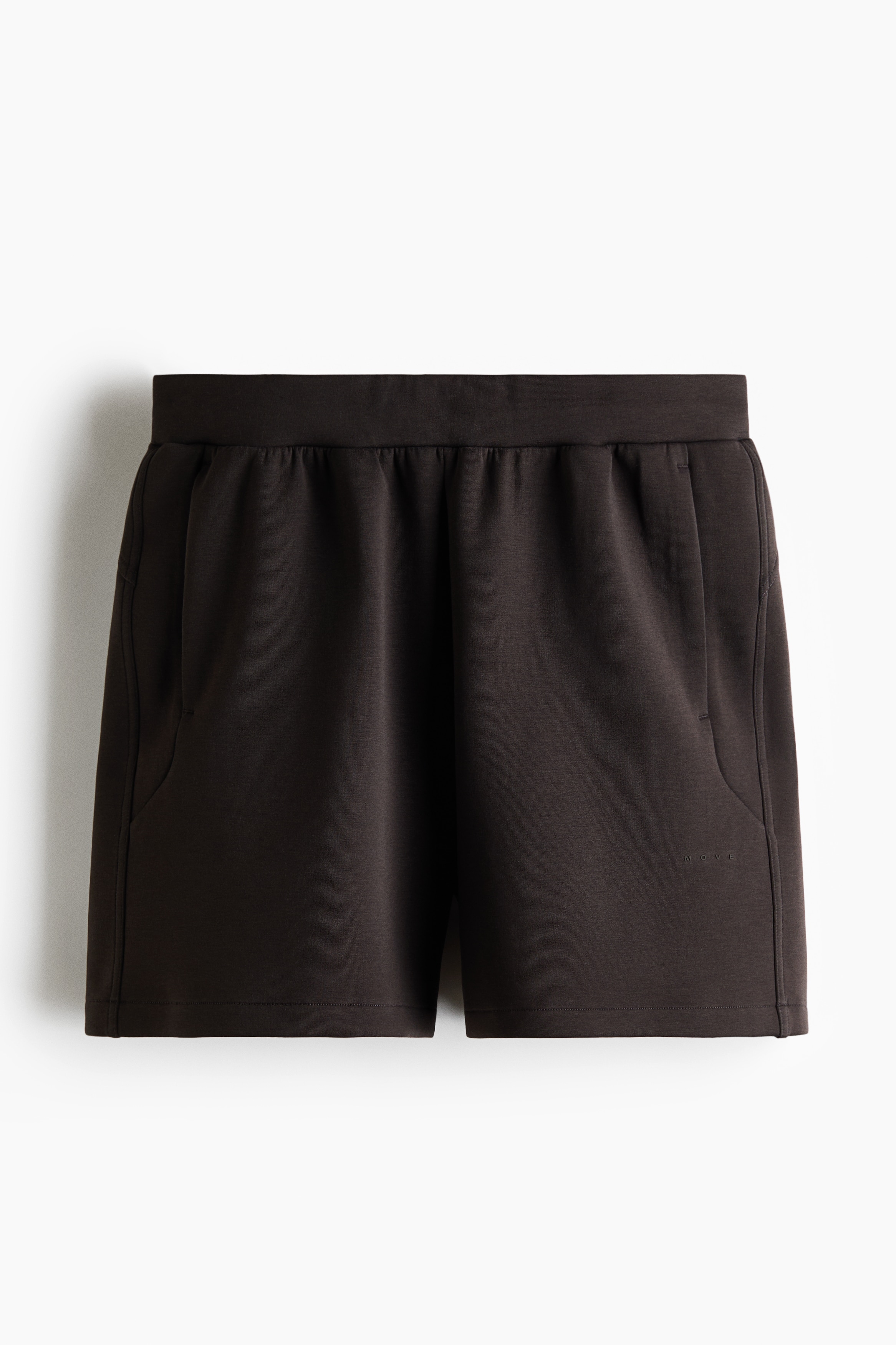 Träningsshorts i scuba med DryMove™-Mörk kaffebrun