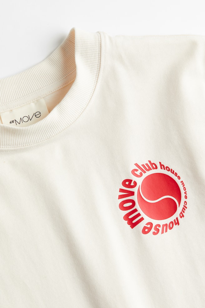 DryMove™ Sports T-shirt - Cream/Green/Light pink/Moveclub - 4