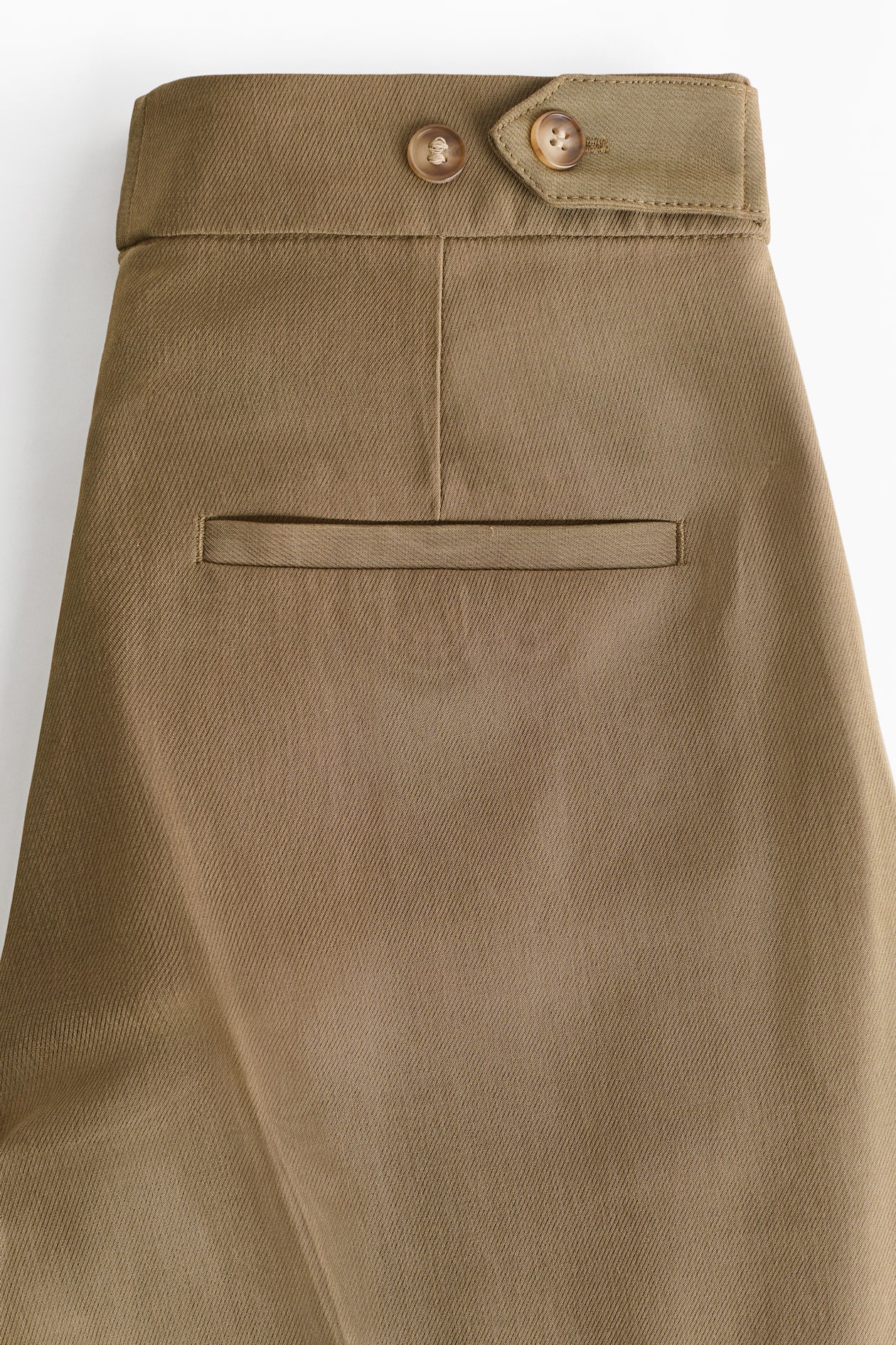 Barrel-Leg Twill Pants - image 2
