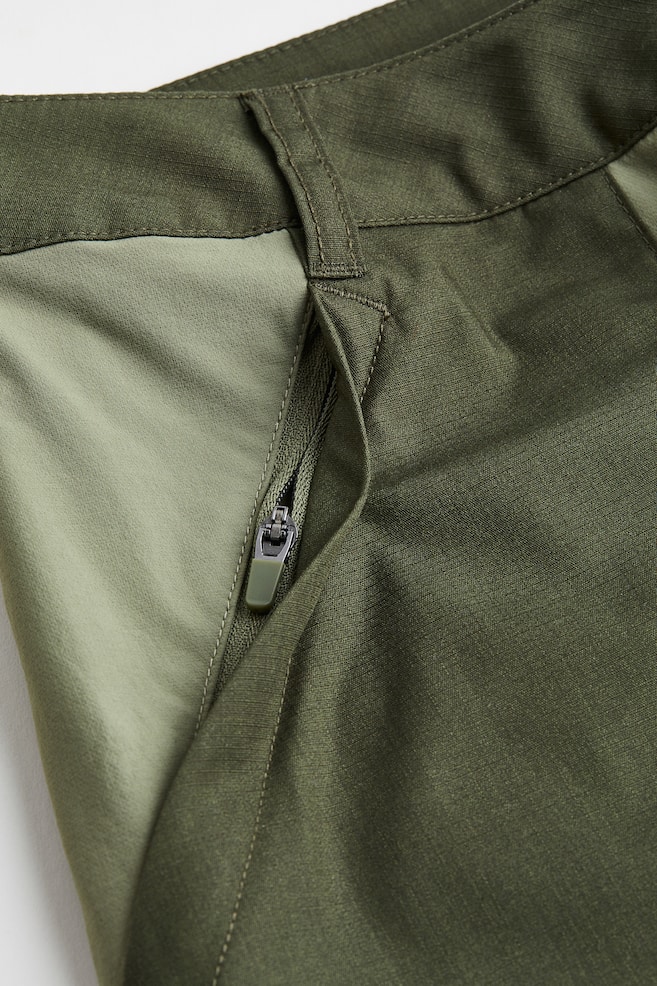 Pantalon outdoor déperlant - Vert kaki foncé/vert sauge/Noir - 8