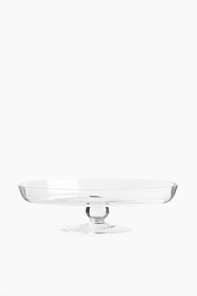Soporte para tartas en vidrio - Transparente - 1