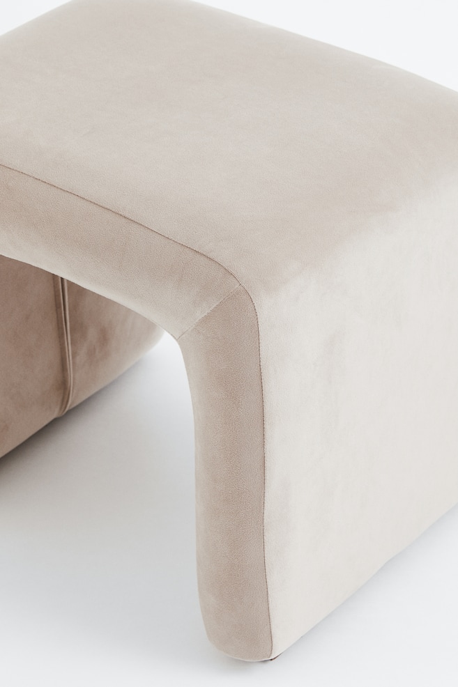 Plush stool - Light beige - 3