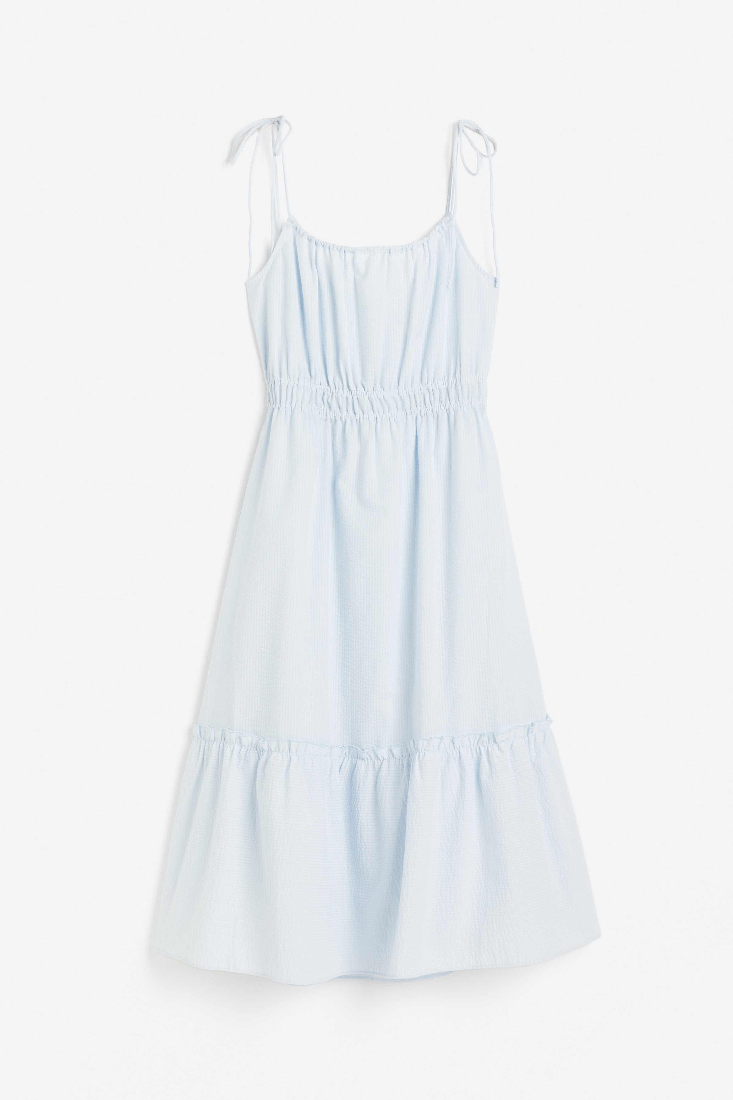 Women's White/Blue floral Tie-strap dress | H&M