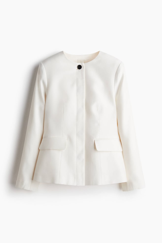 Fitted blazer - White - 1