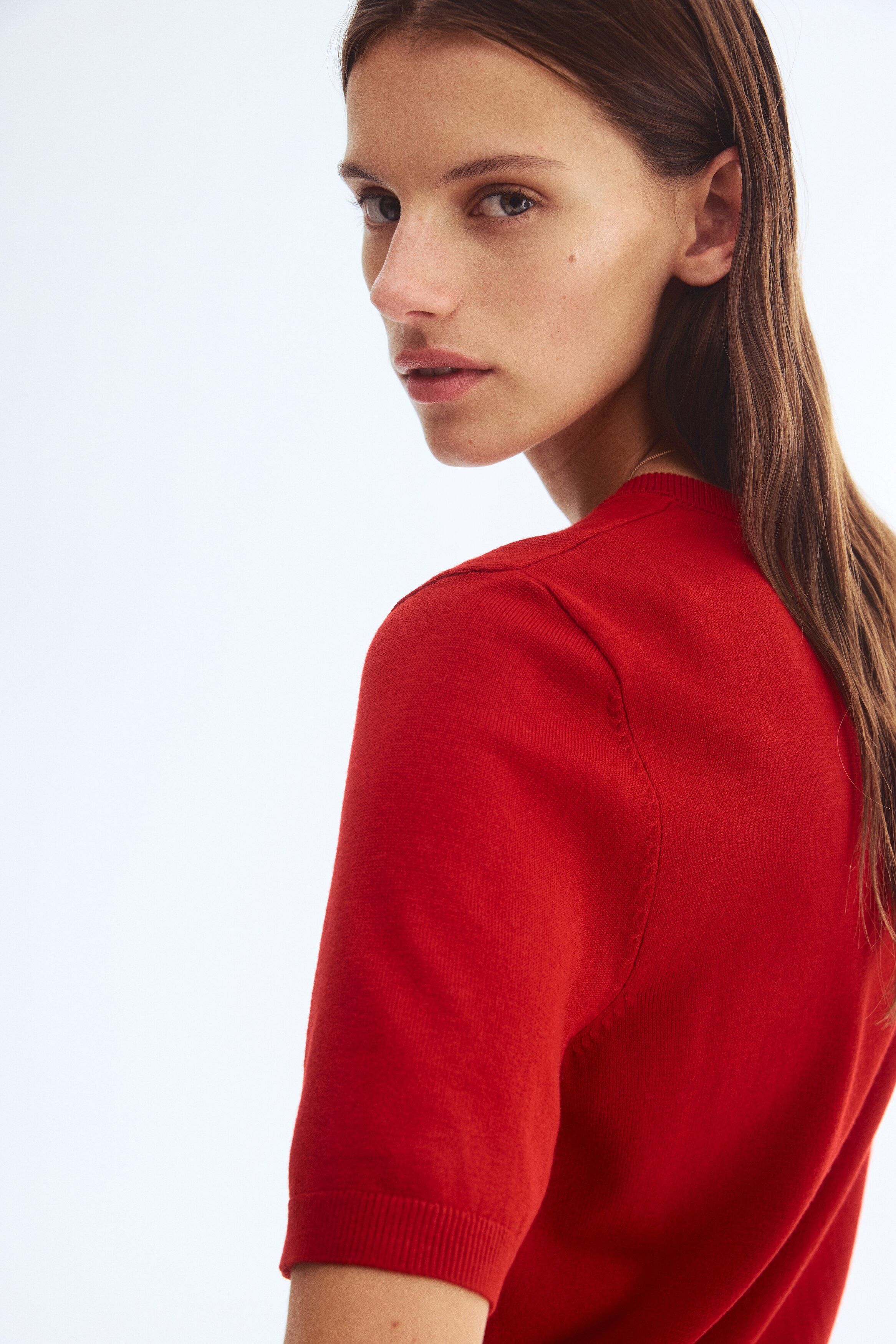 Short-sleeved cardigan