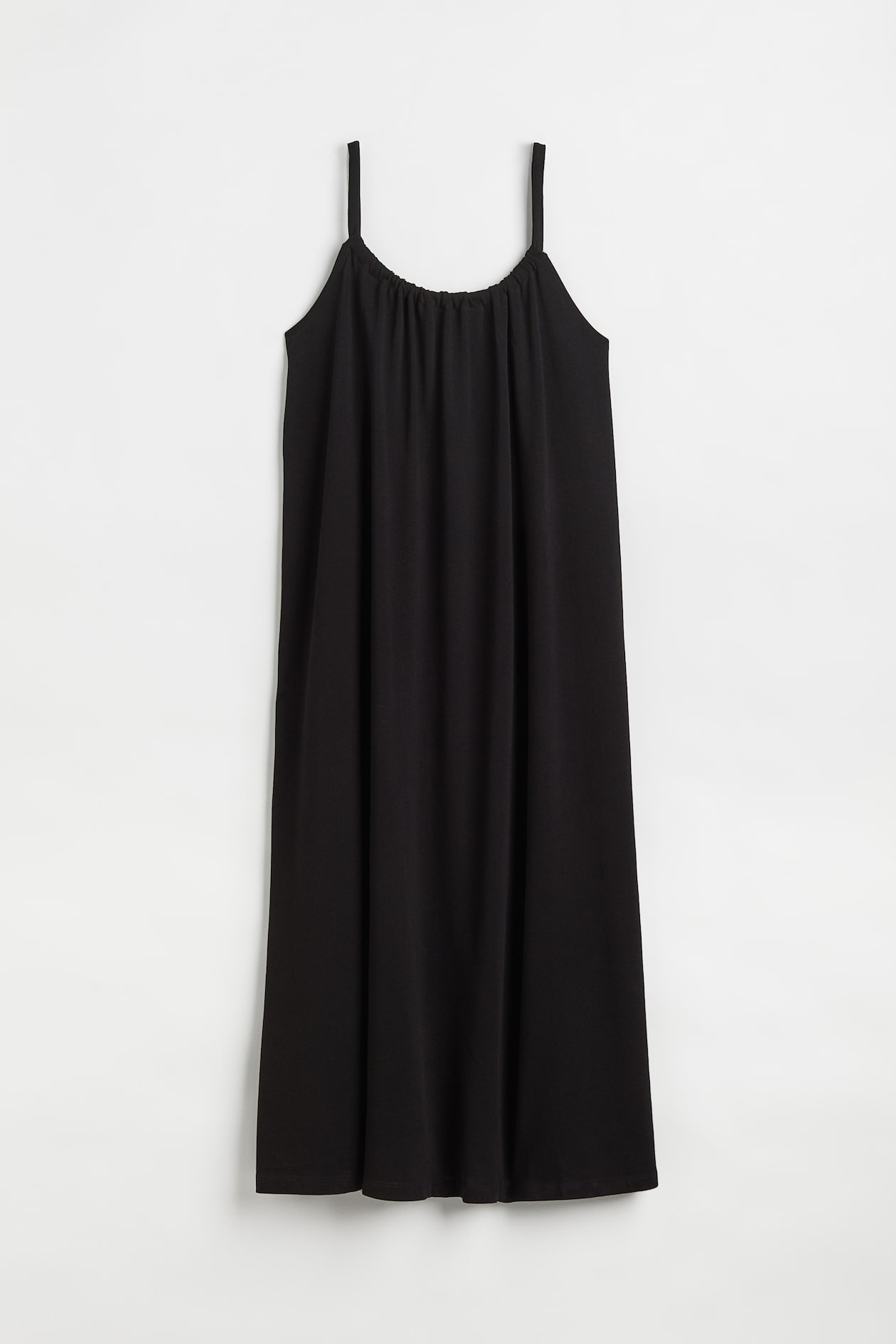 Cotton Jersey Dress - Black - Ladies | H&M US