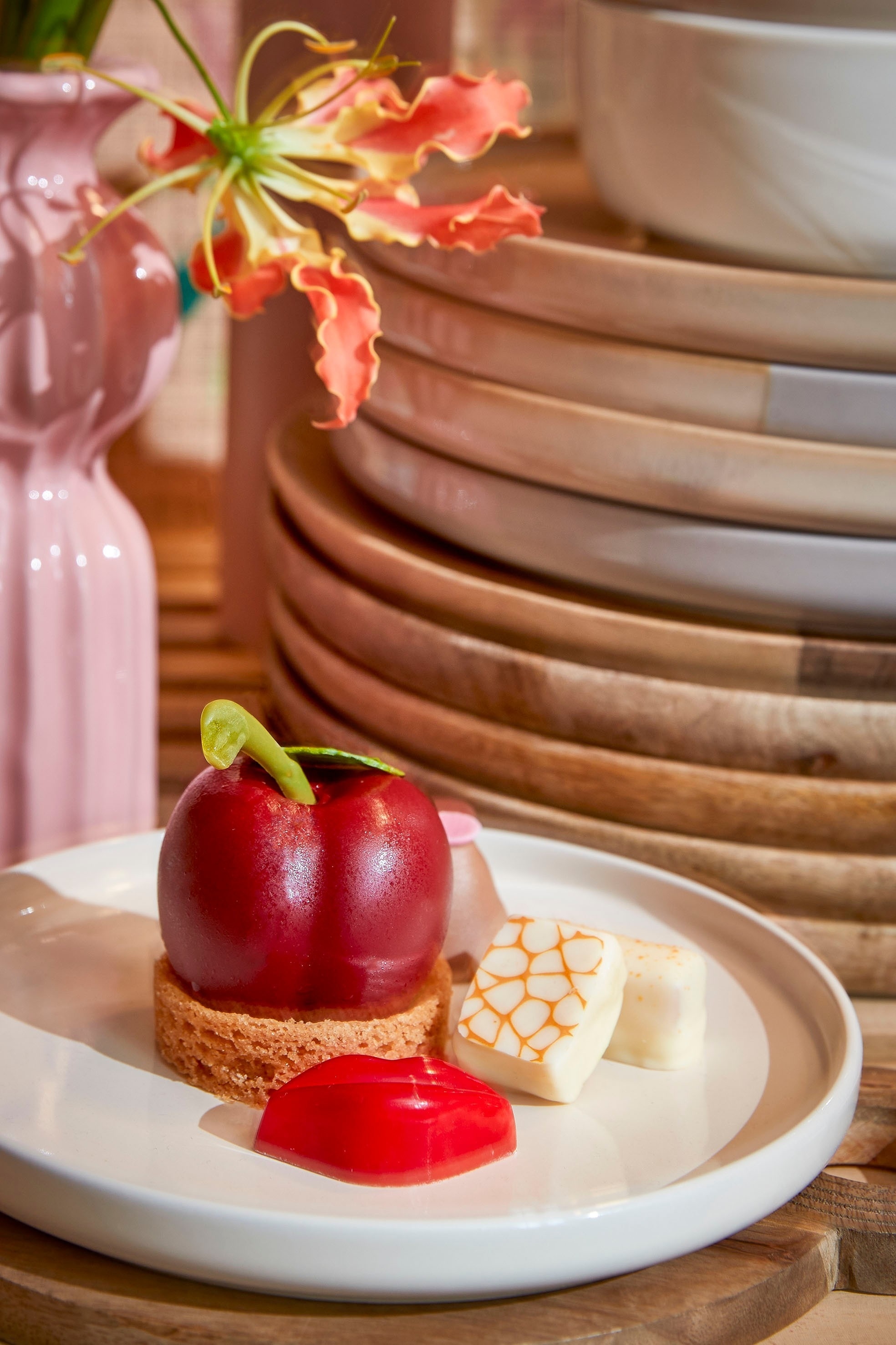 Service De Table 16 Pièces - Blanc Cassé/Gris