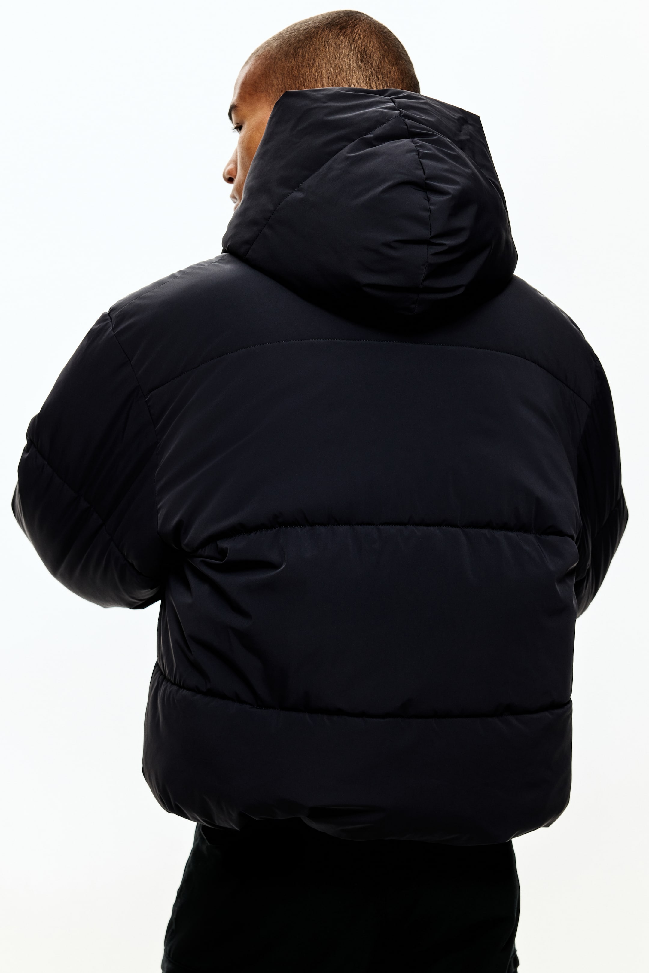 Ampliar la imagen: Chamarra puffer repelente al agua - Azul oscuro - Men | H&M MX 6