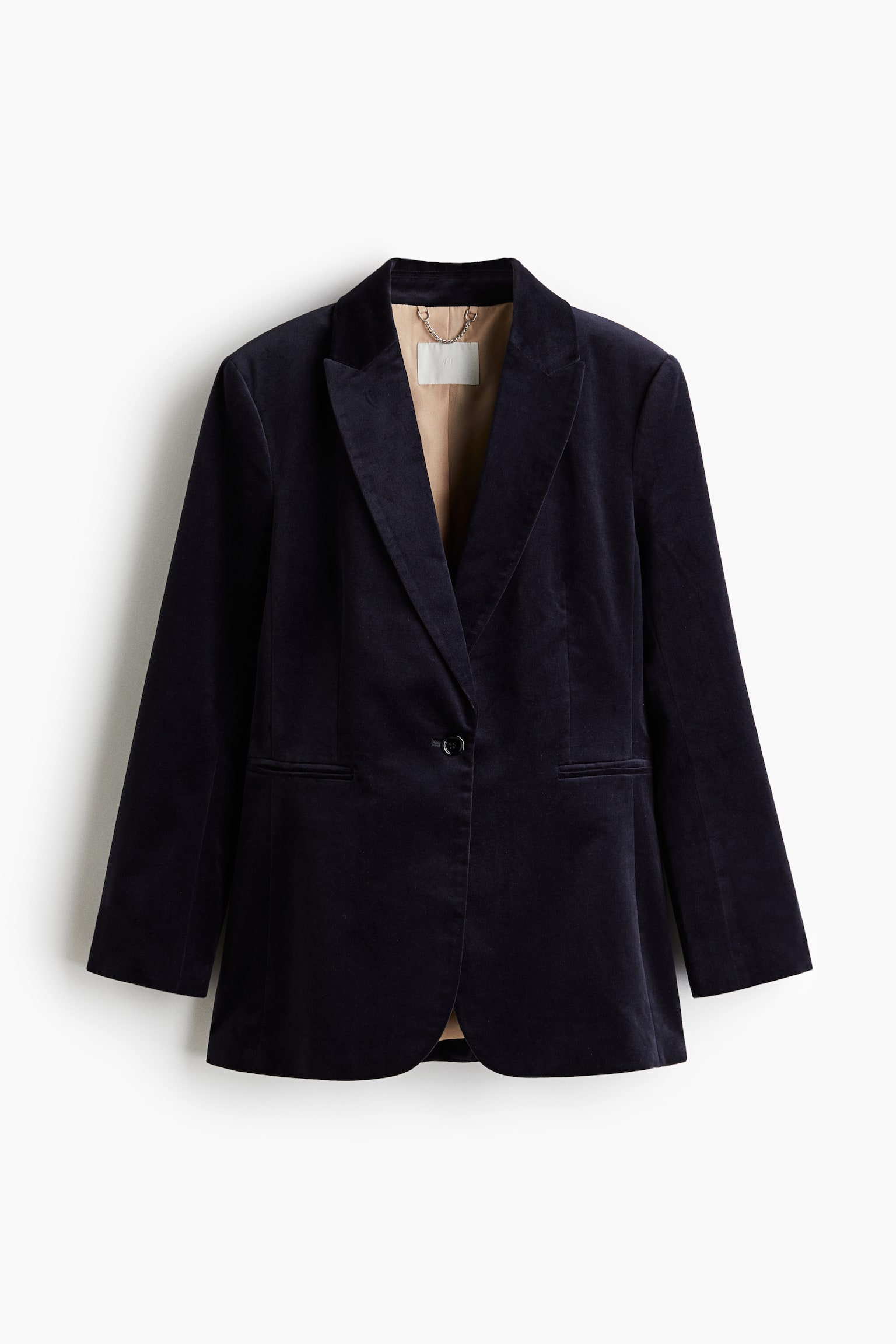 Single-breasted blazer - Navy blue - 2