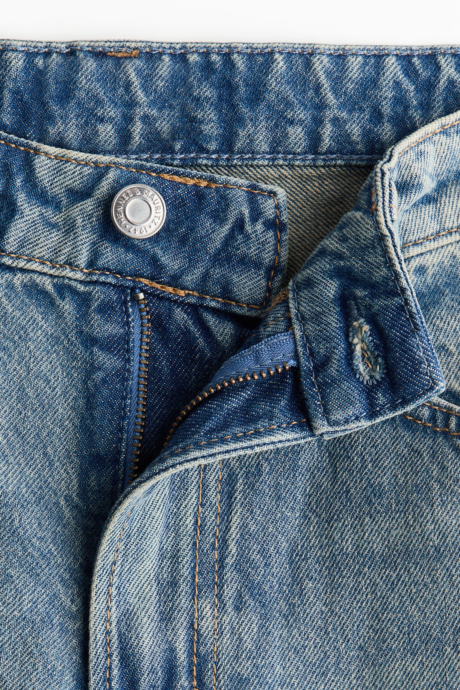 Wide High Waist Jeans - Denim blue/Dark denim blue/Washed black/Light denim blue/Denim blue/Denim blue/Dark denim blue/Denim grey/Navy denim blue/Dark denim blue/White/Black/Dark grey - 3