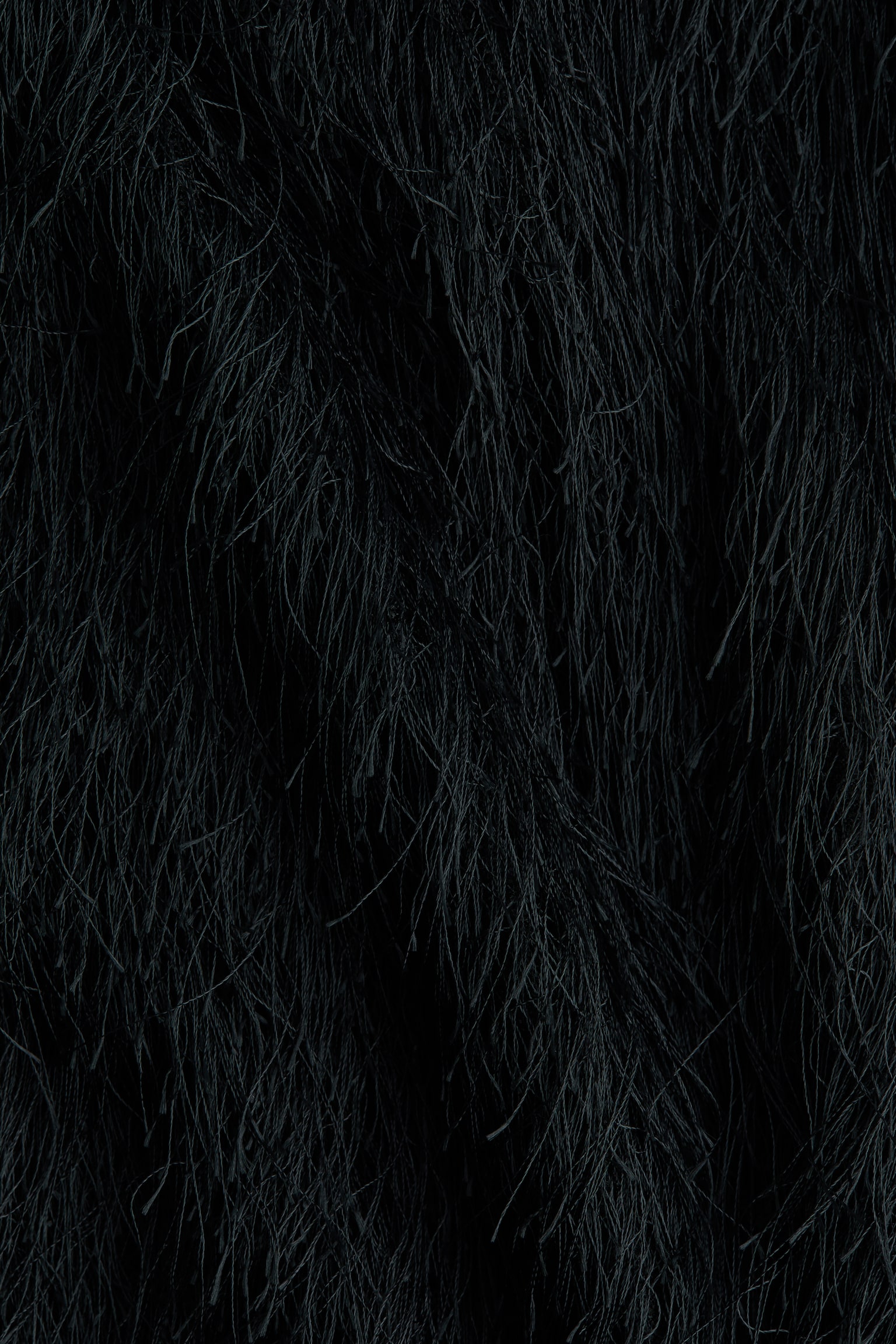 Fringed strappy top - Black/Cream/Golden olive - 2