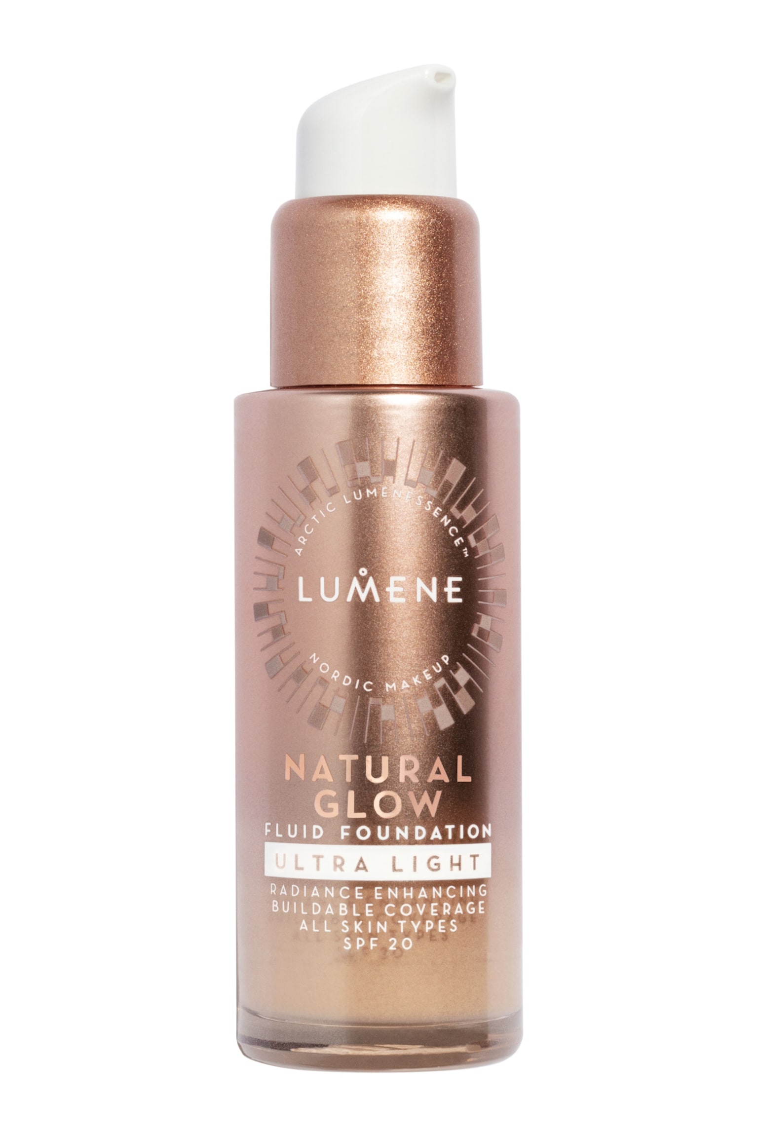 Natural Glow Fluid Foundation - Ultra Light - 1