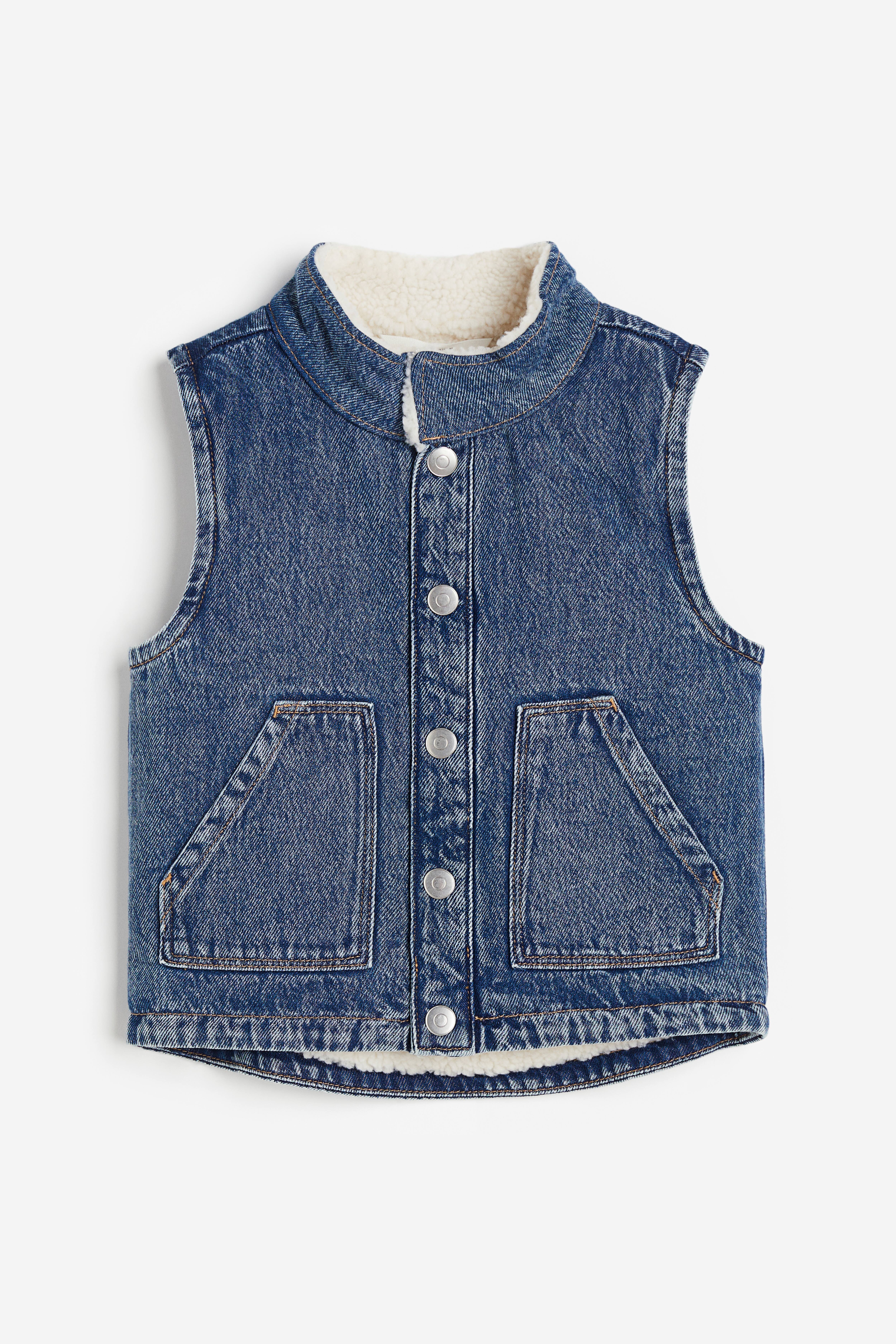 Kids store Lined Denim Vest