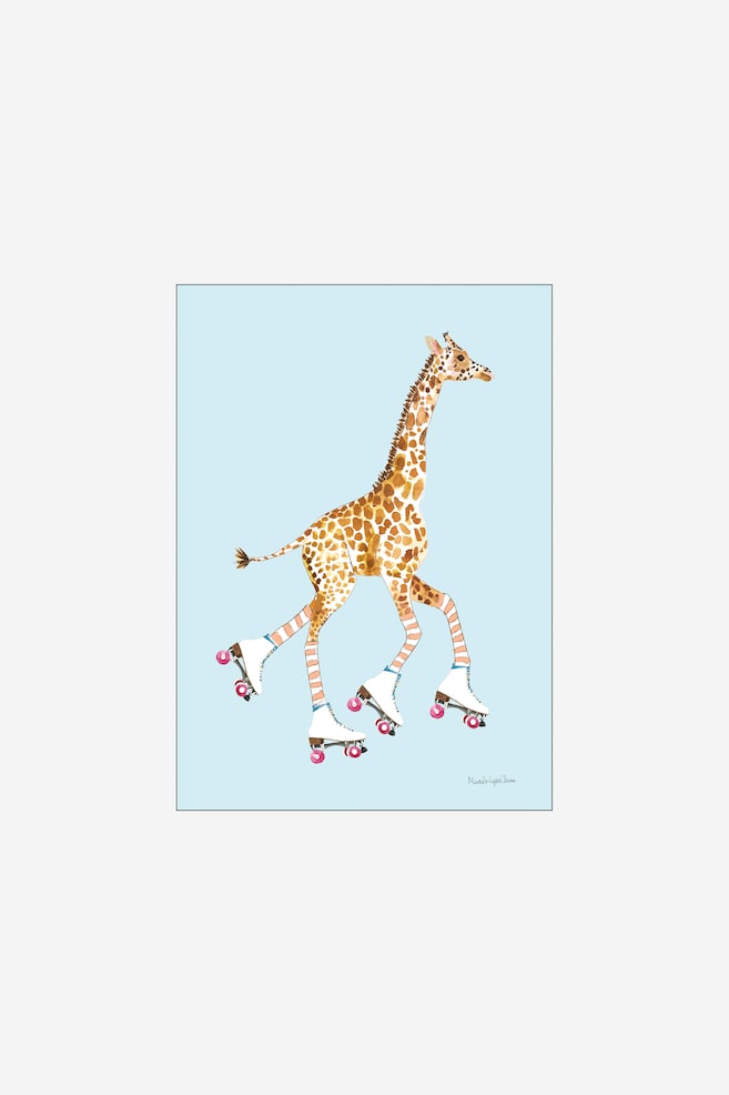 Wild Apple - Giraffe Joy Ride Vi - Bleu/girafe - 1