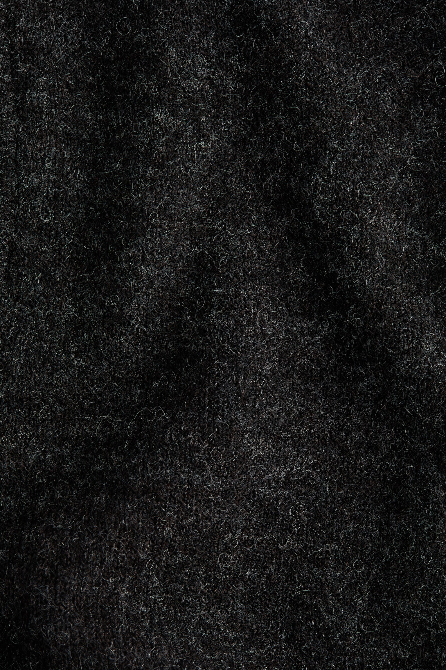 Gestricktes Gilet - Dunkelgraumeliert/Weiss/Helltürkismeliert - 6