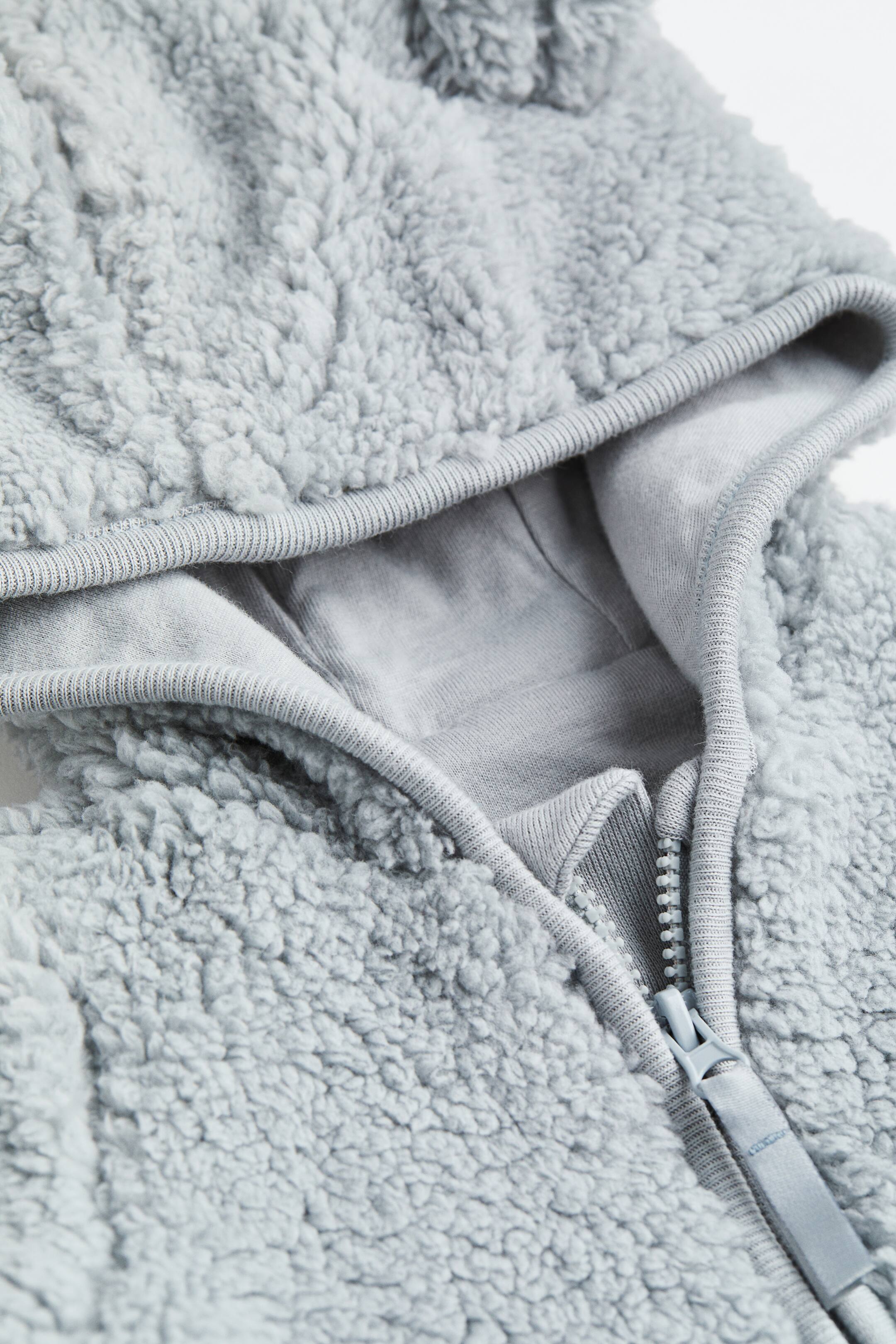 View larger image: 2-piece Fleece Set - Light gray-blue - Kids | H&M US 3