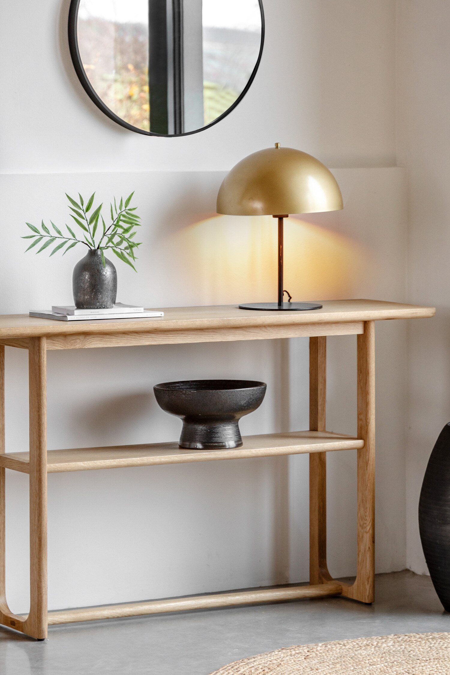Wooden Console Table - Natural