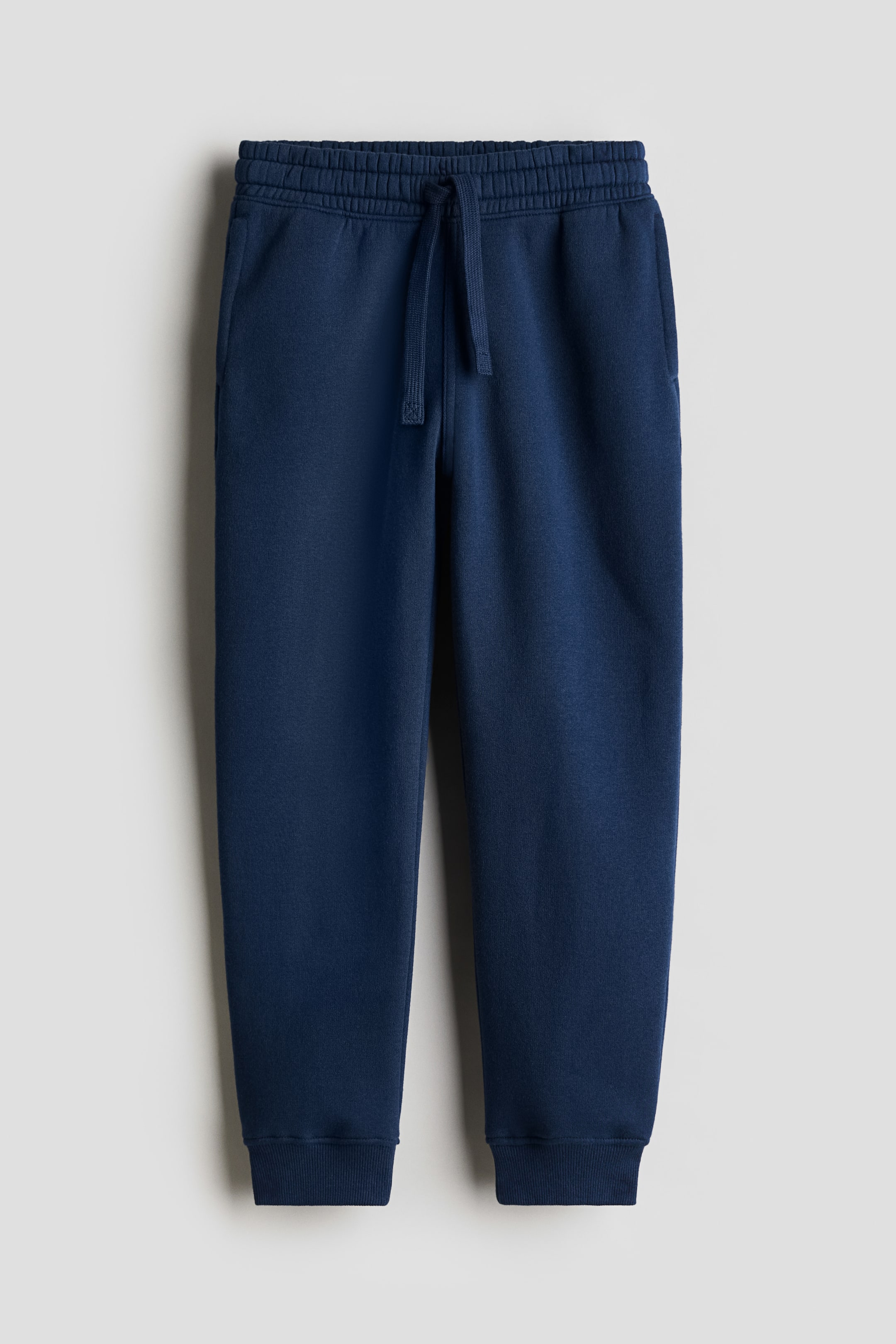 Cotton sweatshirt joggers - Regular waist - Long - Navy blue - Kids | H ...