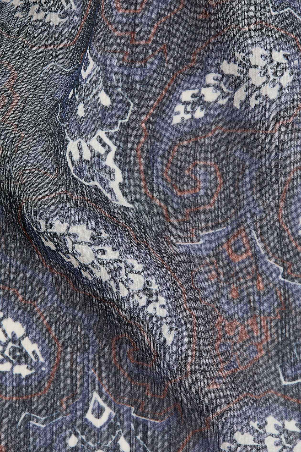 Patterned Chiffon Blouse - image 3