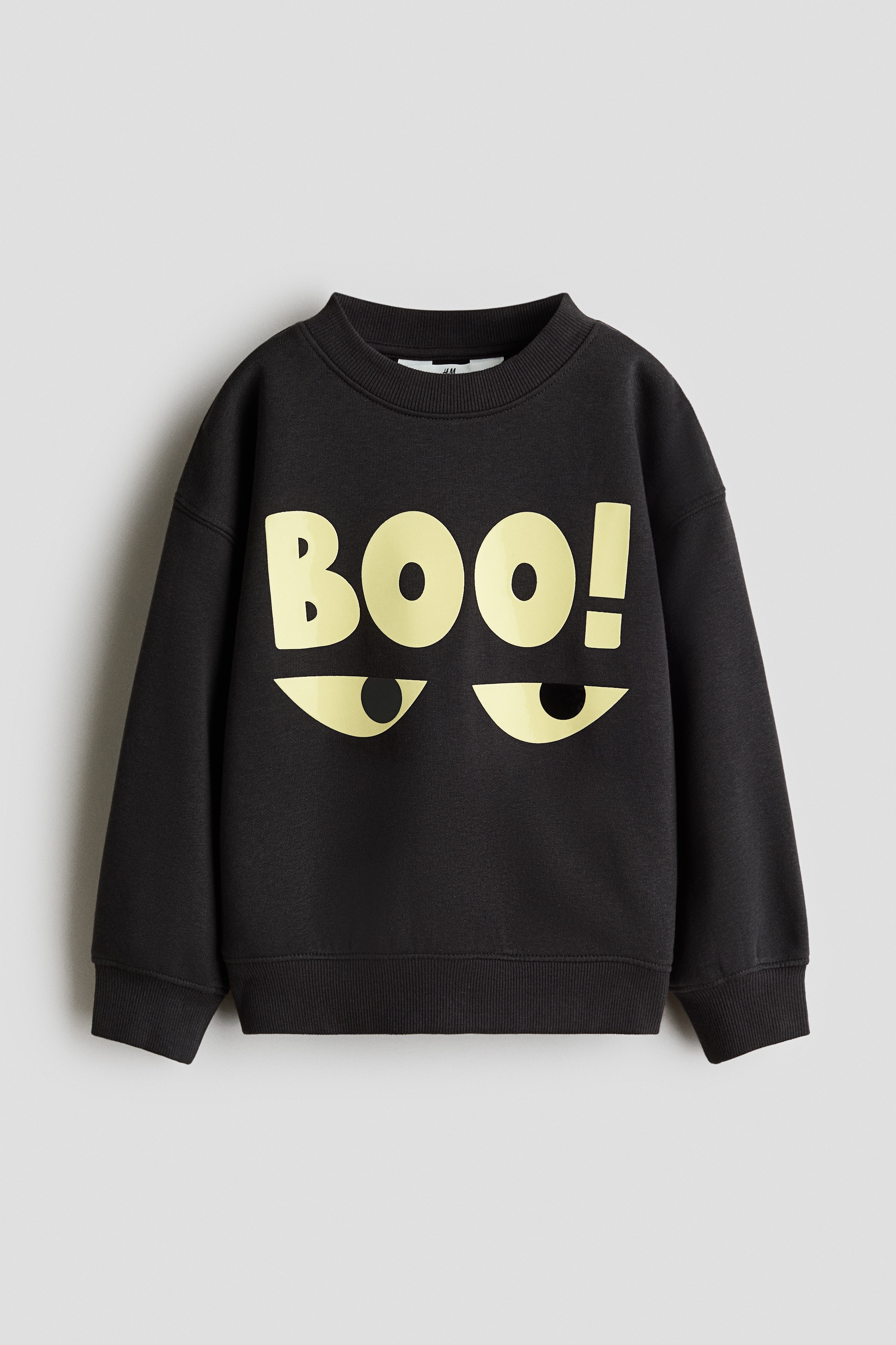 Sweatshirt mit Print - Schwarz/Boo!/Cremefarben/Sports Club/Rot/94/Cremefarben/NASA