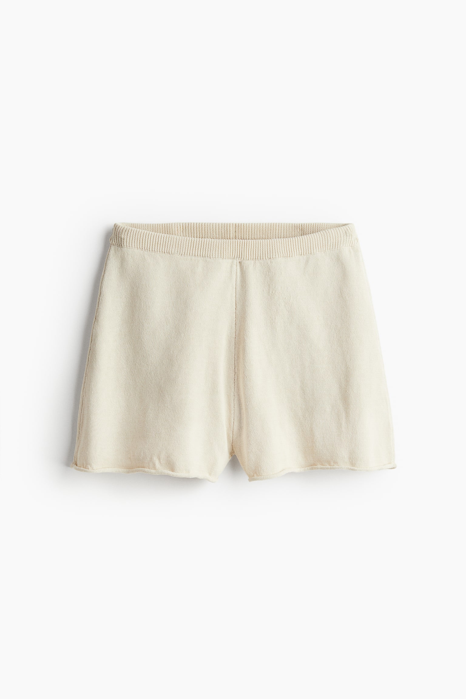 Knitted shorts - Light beige/Light khaki green/Pigeon blue/Black - 1