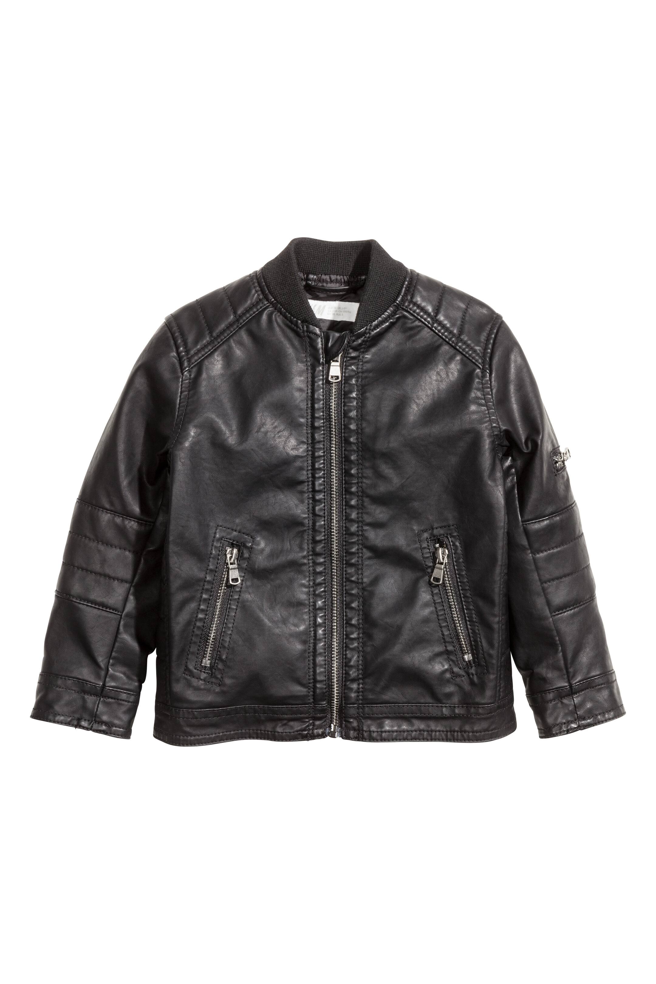 Grotere afbeelding bekijken: Bikerjack - Zwart - KINDEREN | H&M NL 1