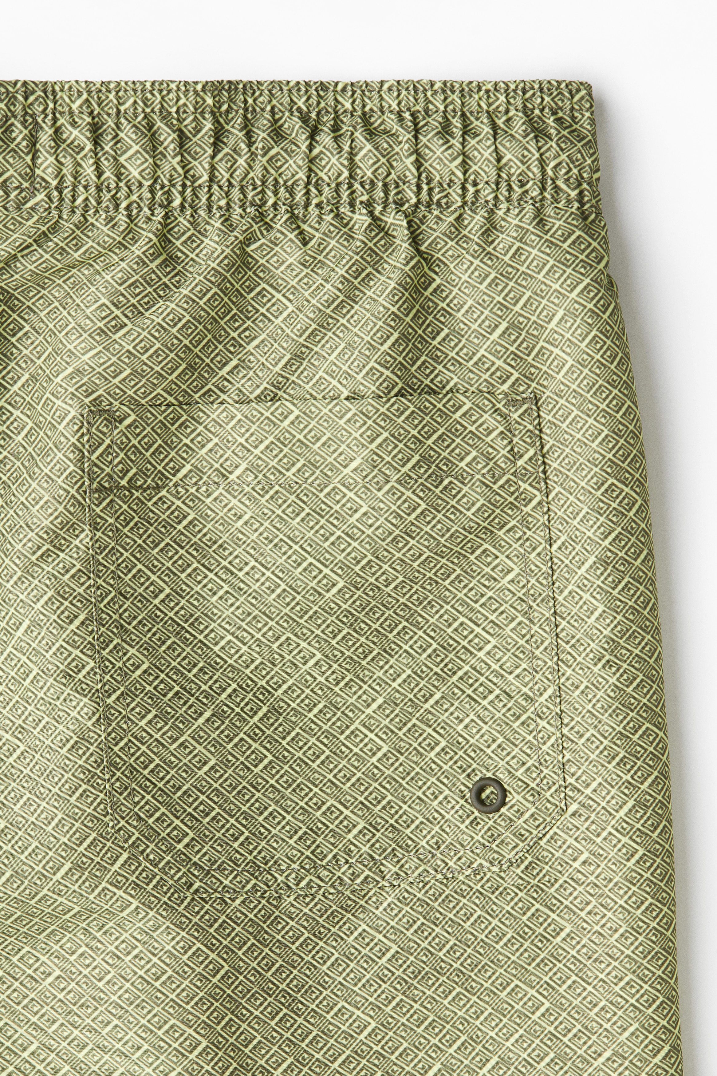 Patterned swim shorts
