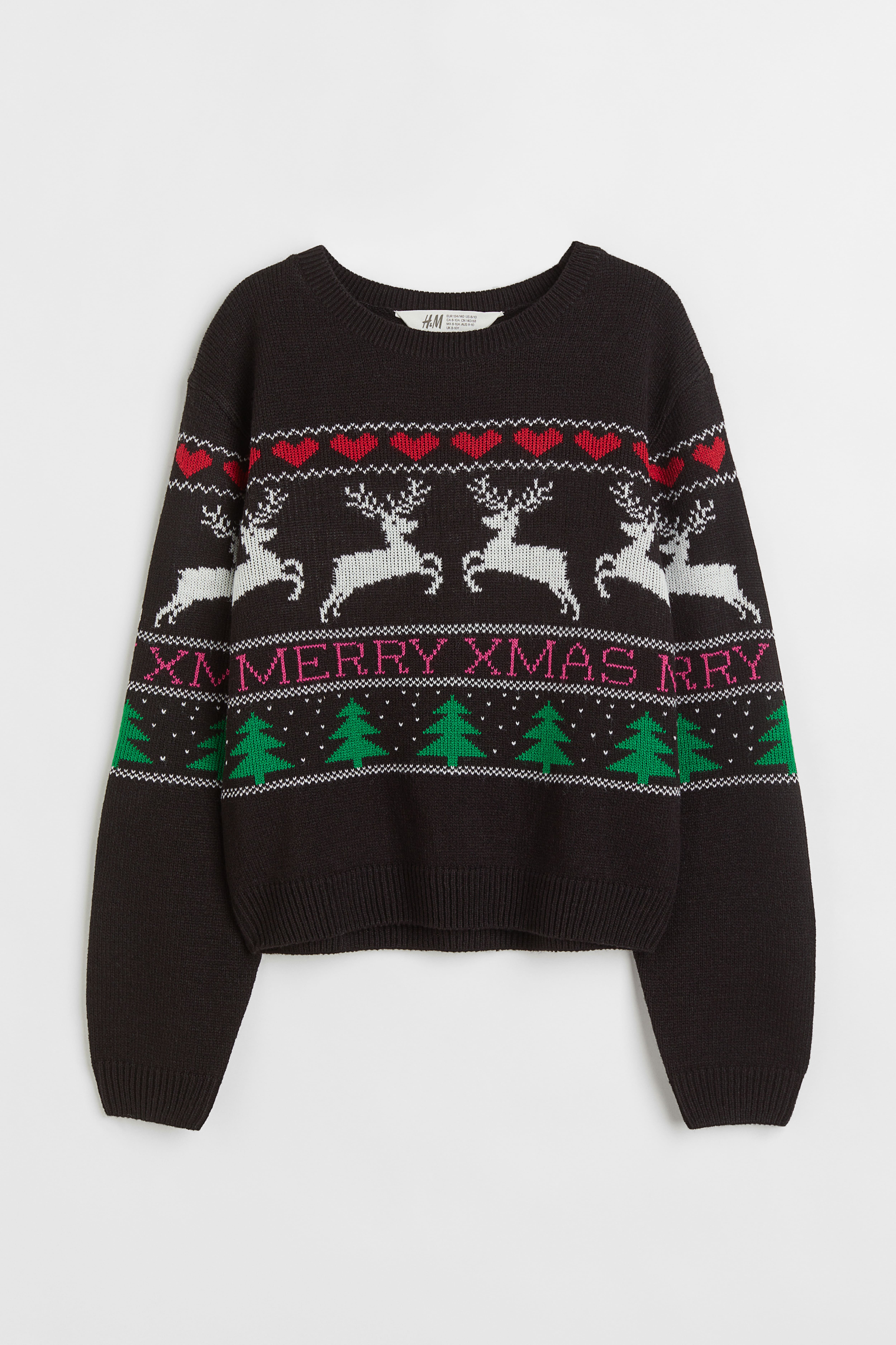 Pull de Noel en maille jacquard