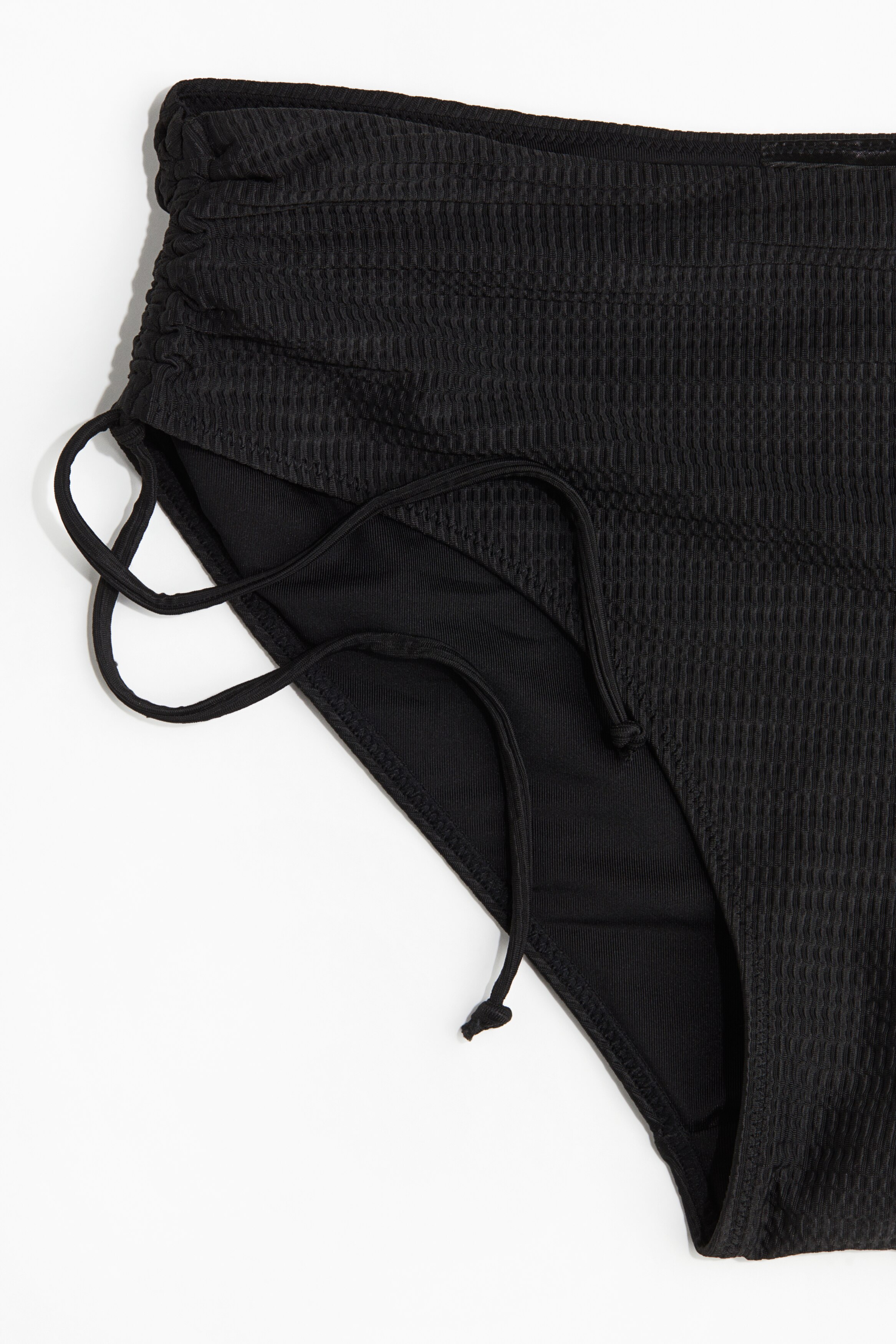 Drawstring-detail bikini bottoms