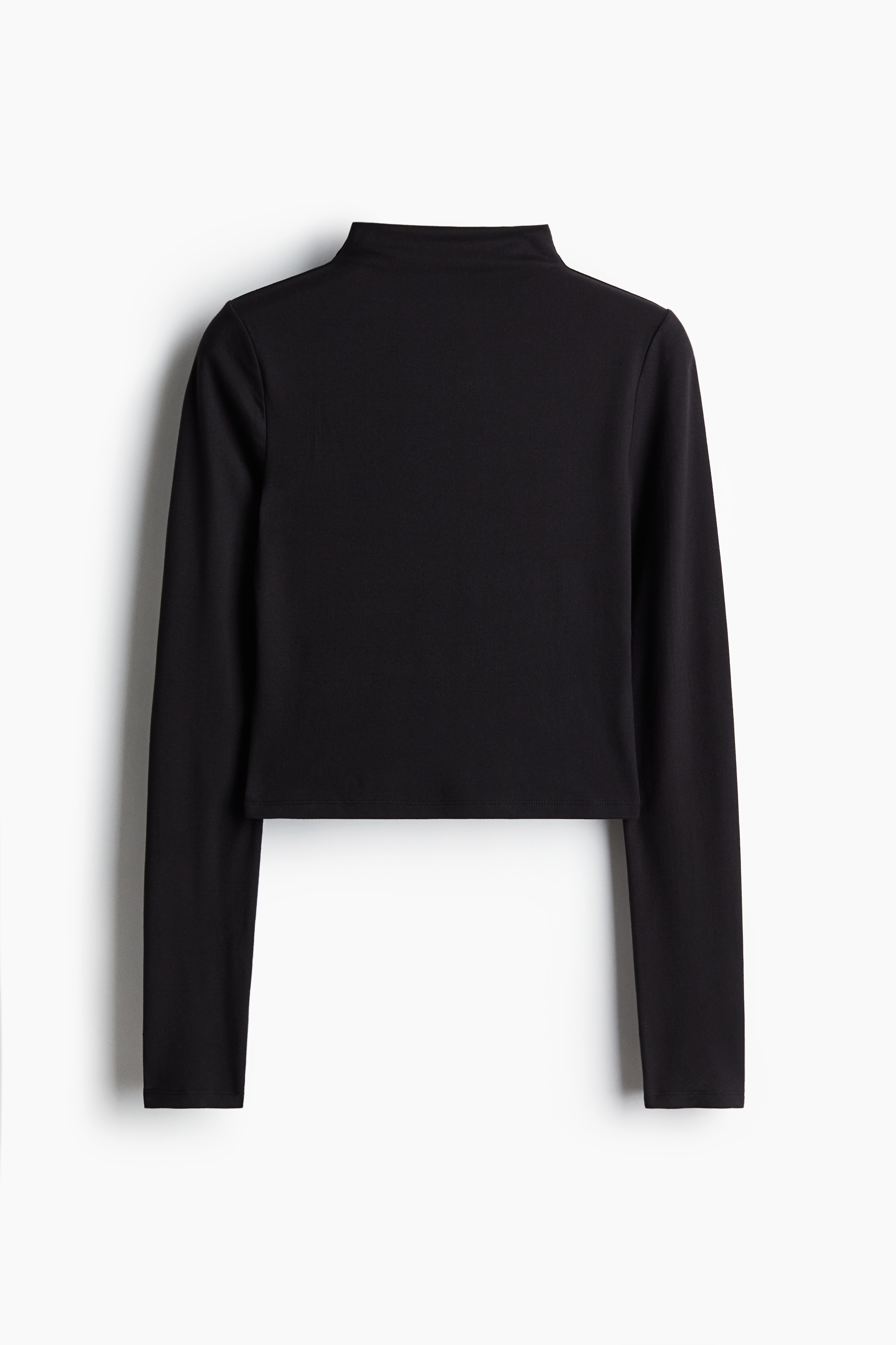 Women's Black Mock Turtleneck Top | H&M US