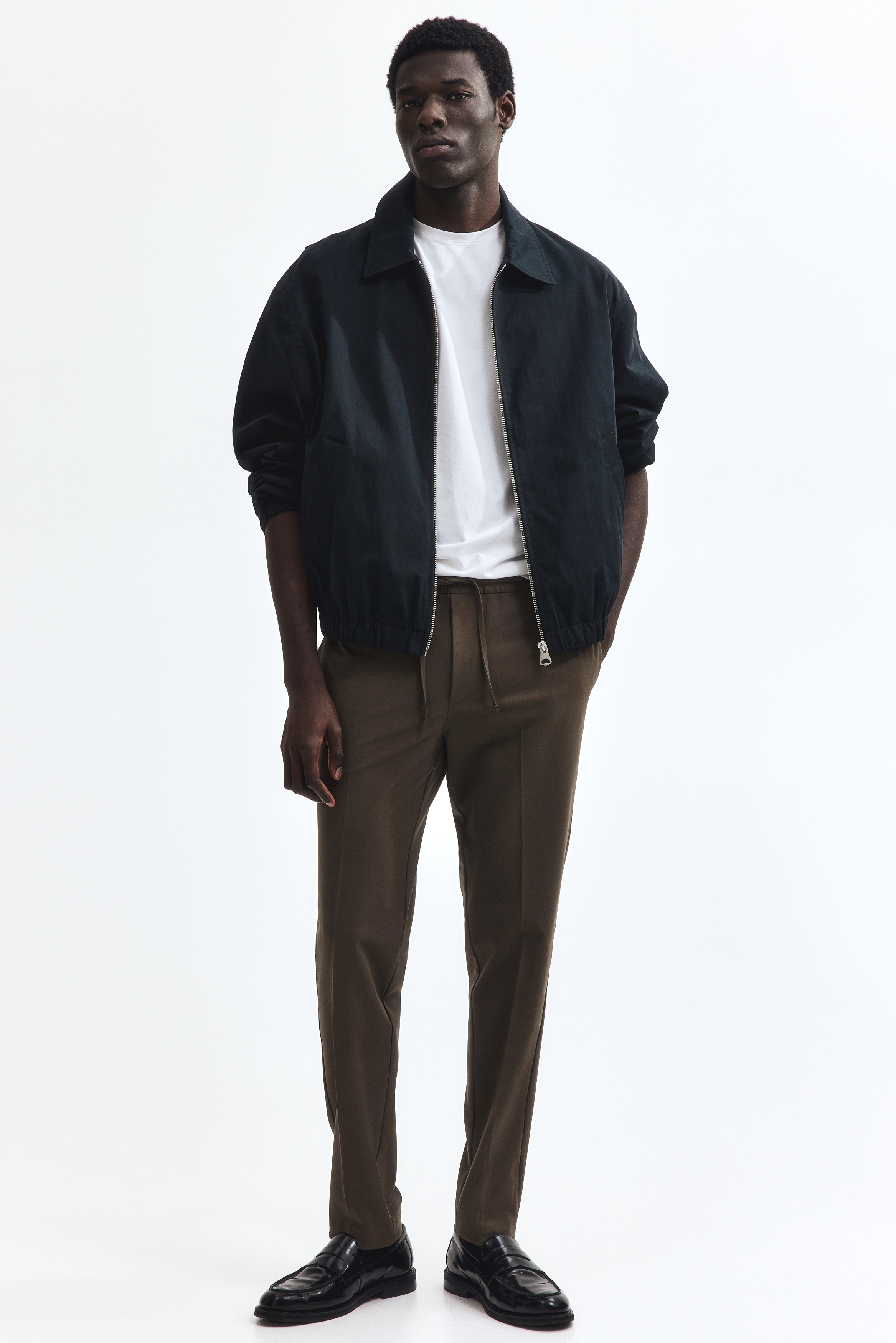 Joggers eleganti Slim Fit - Marrone/Nero/Blu scuro