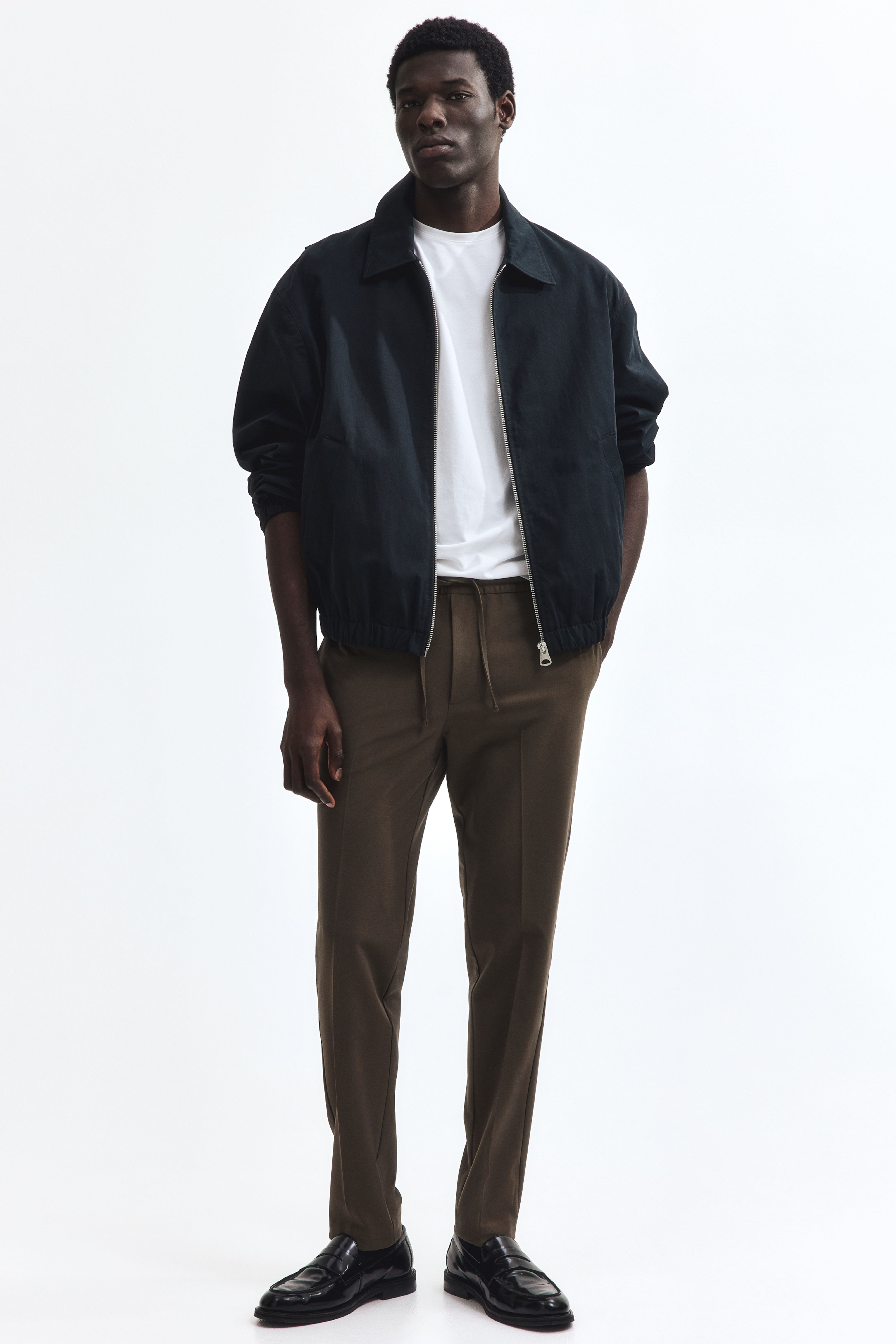 Slim-Fit Dressy Joggers