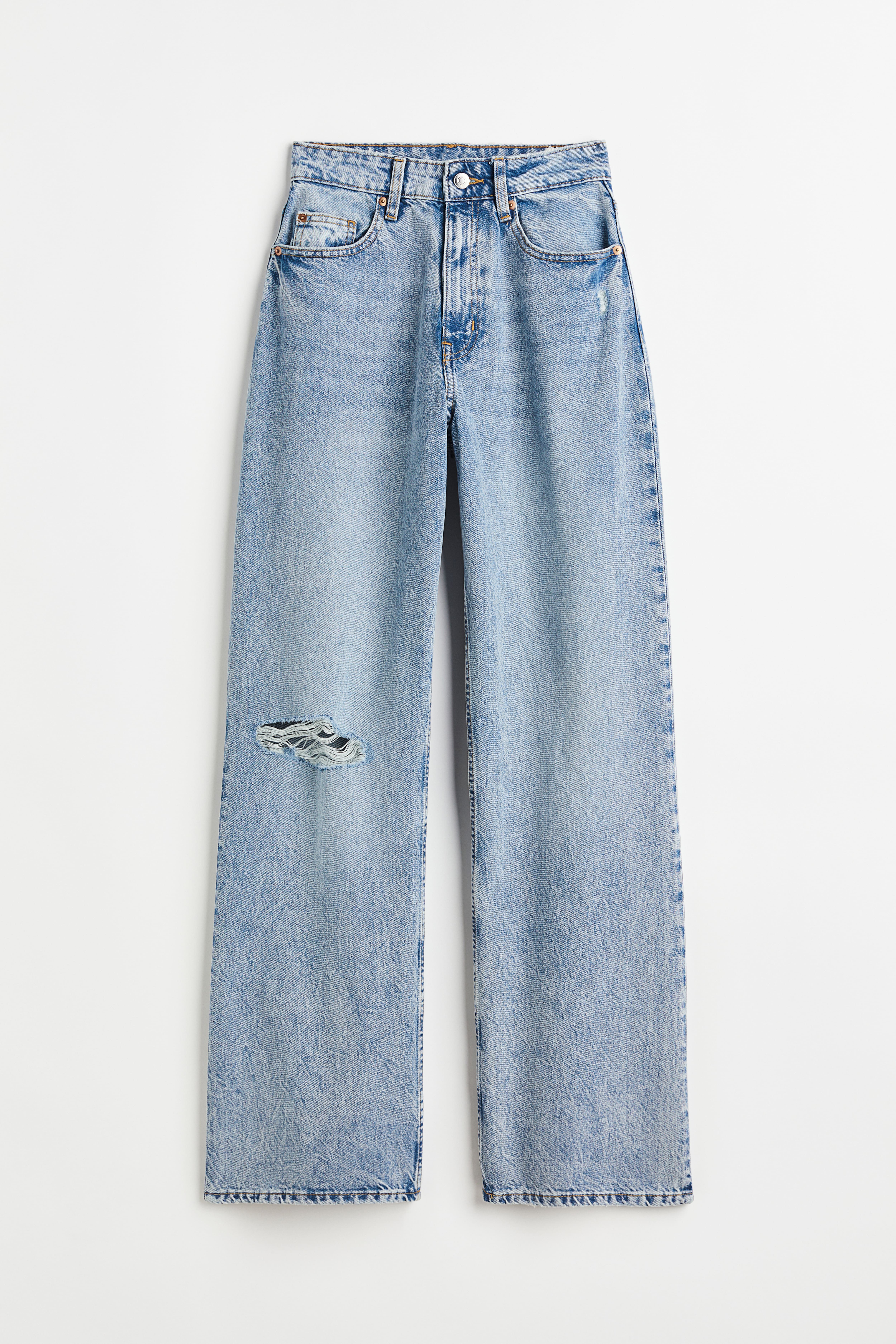 Straight high waist jeans fashion h&m