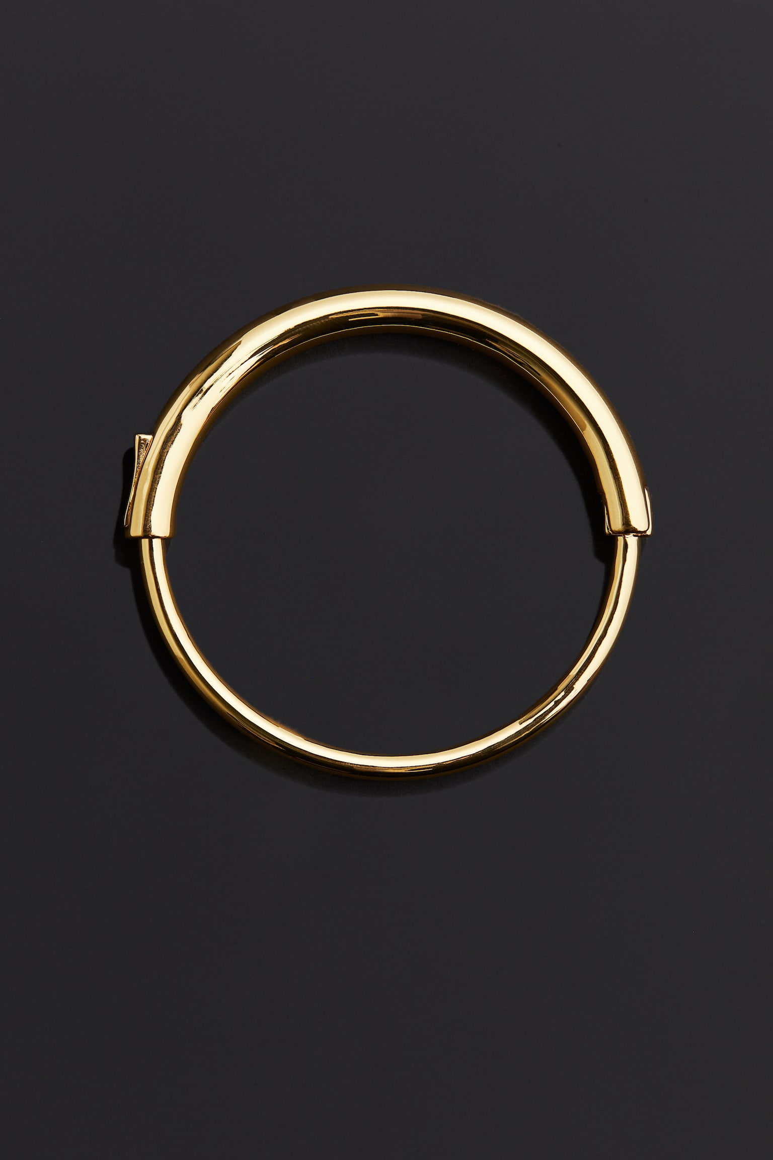 Gold-plated bangle - Gold-coloured - 1