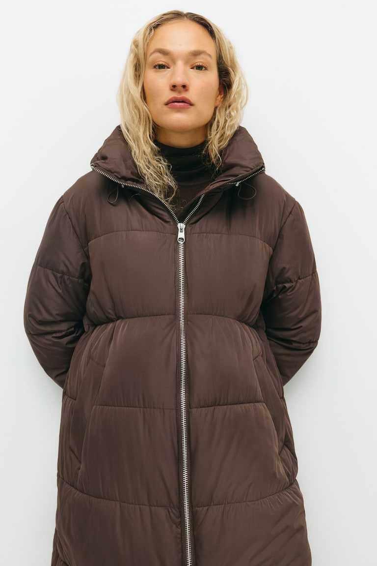 MAMA Abrigo acolchado Marrón oscuro MUJER H&M ES
