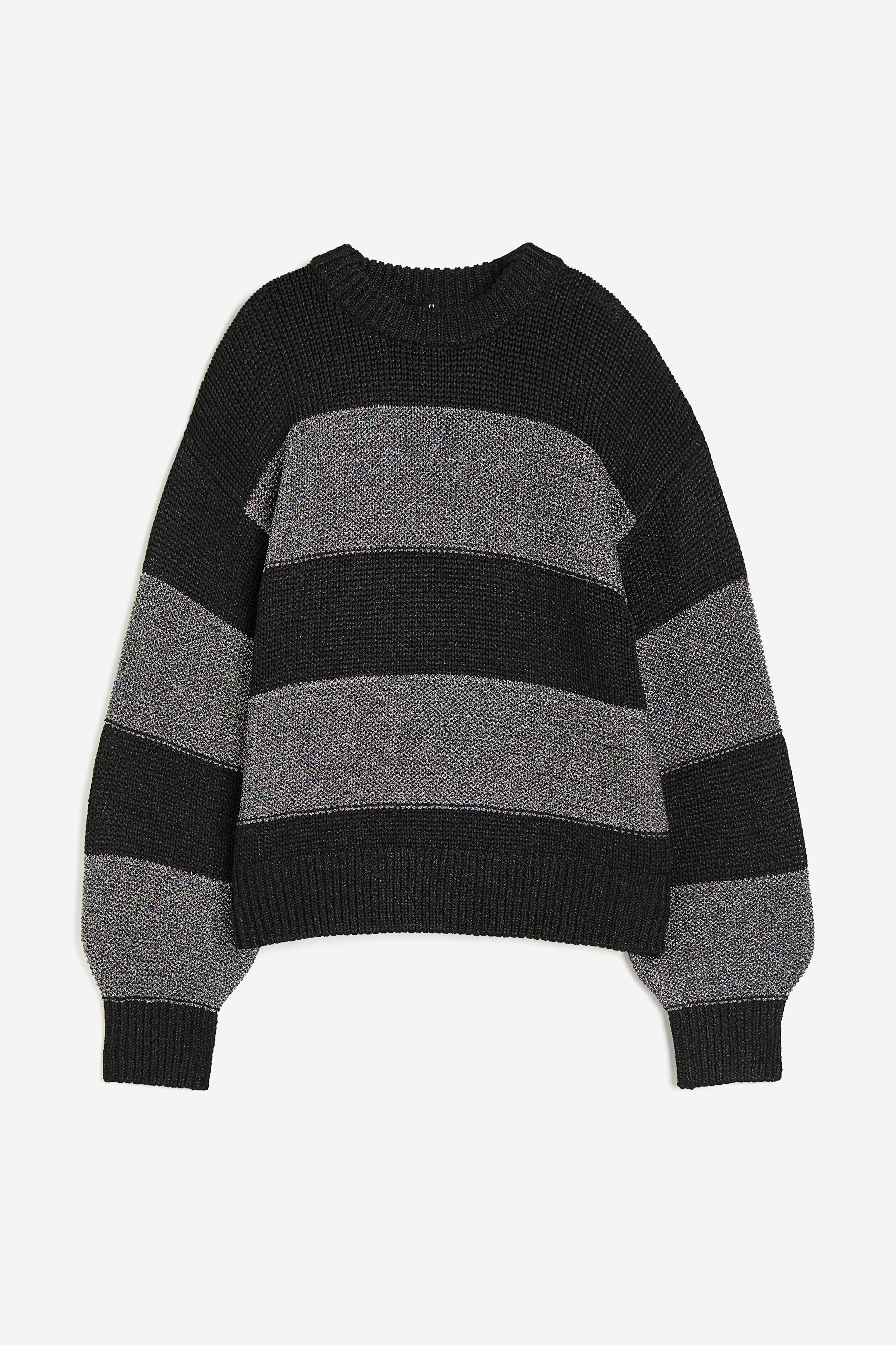 Grey striped sweater hotsell