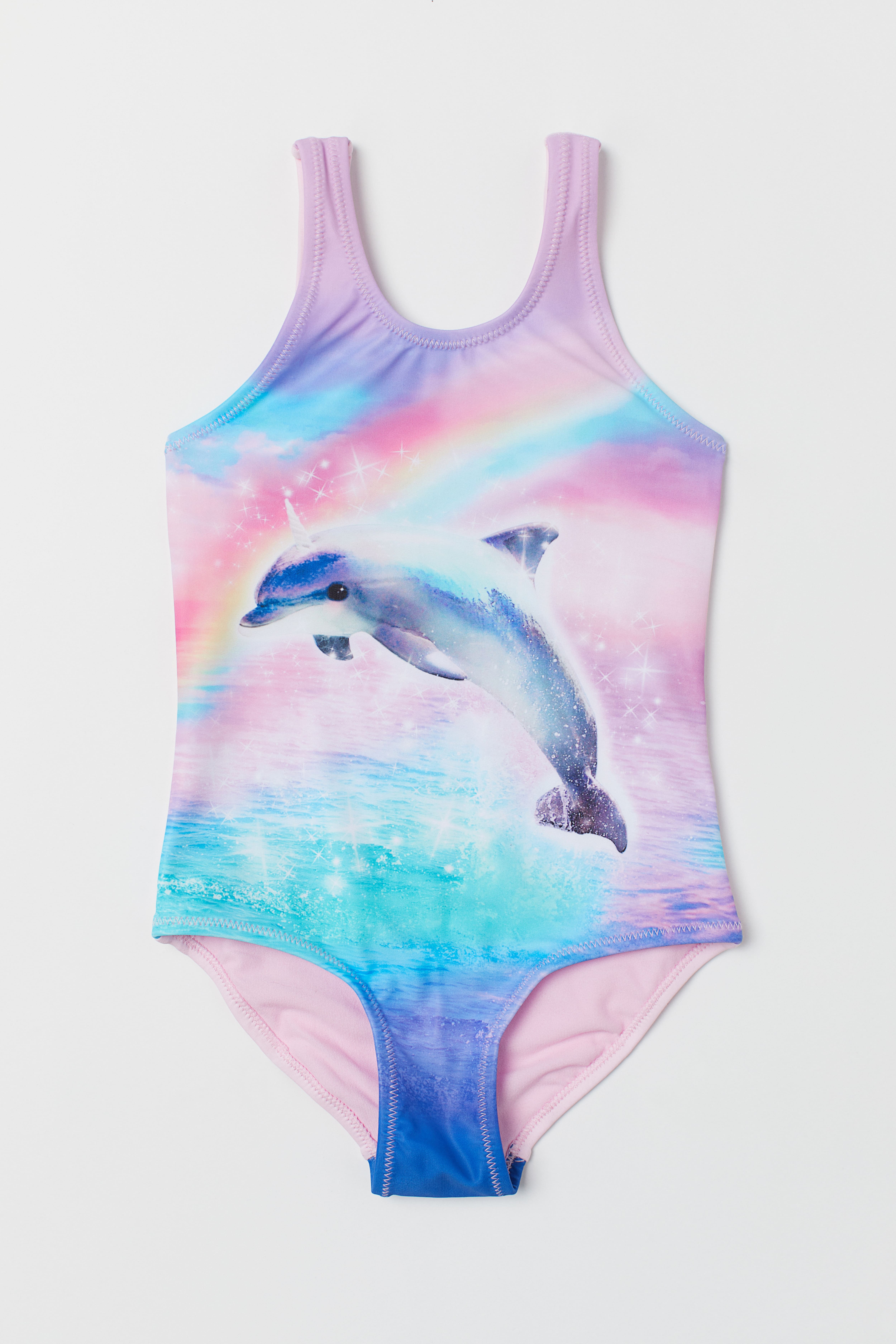 Swimsuit with Printed Design