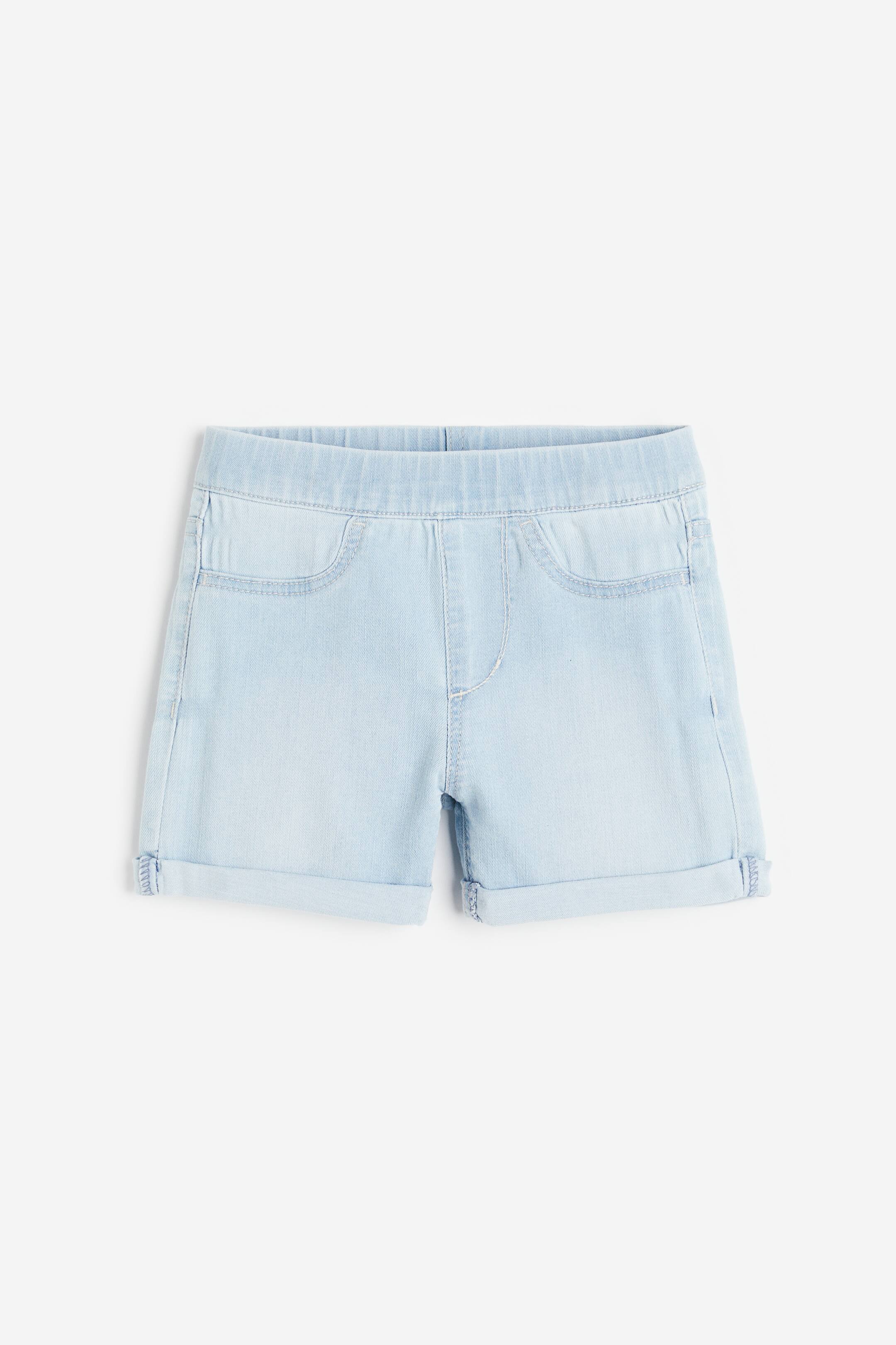 View larger image: Denim shorts - Light denim blue - Kids | H&M IN 1