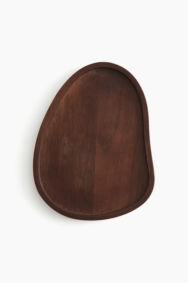 Wooden tray - Dark brown - 1