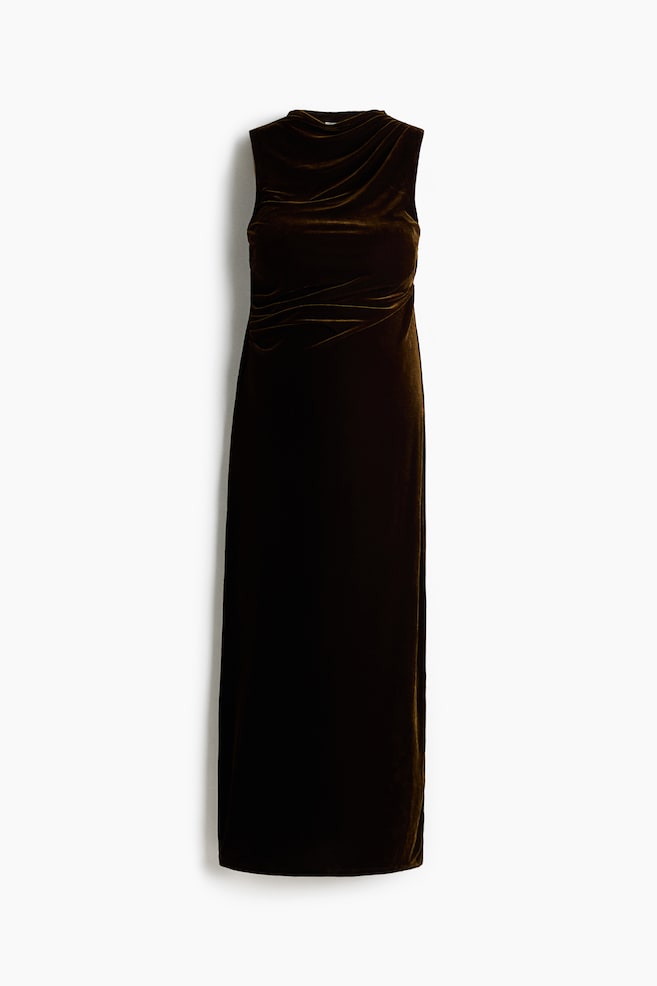 MAMA Robe sans manches - Vert foncé/Noir/Noir/scintillant - 1