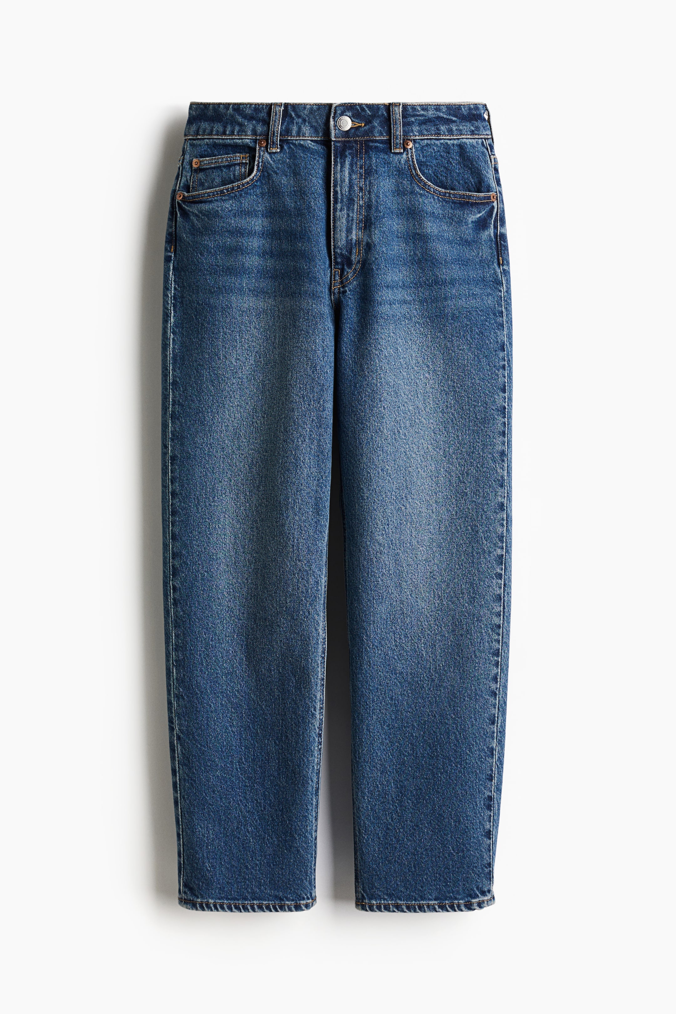 Slim Straight High Ankle Jeans