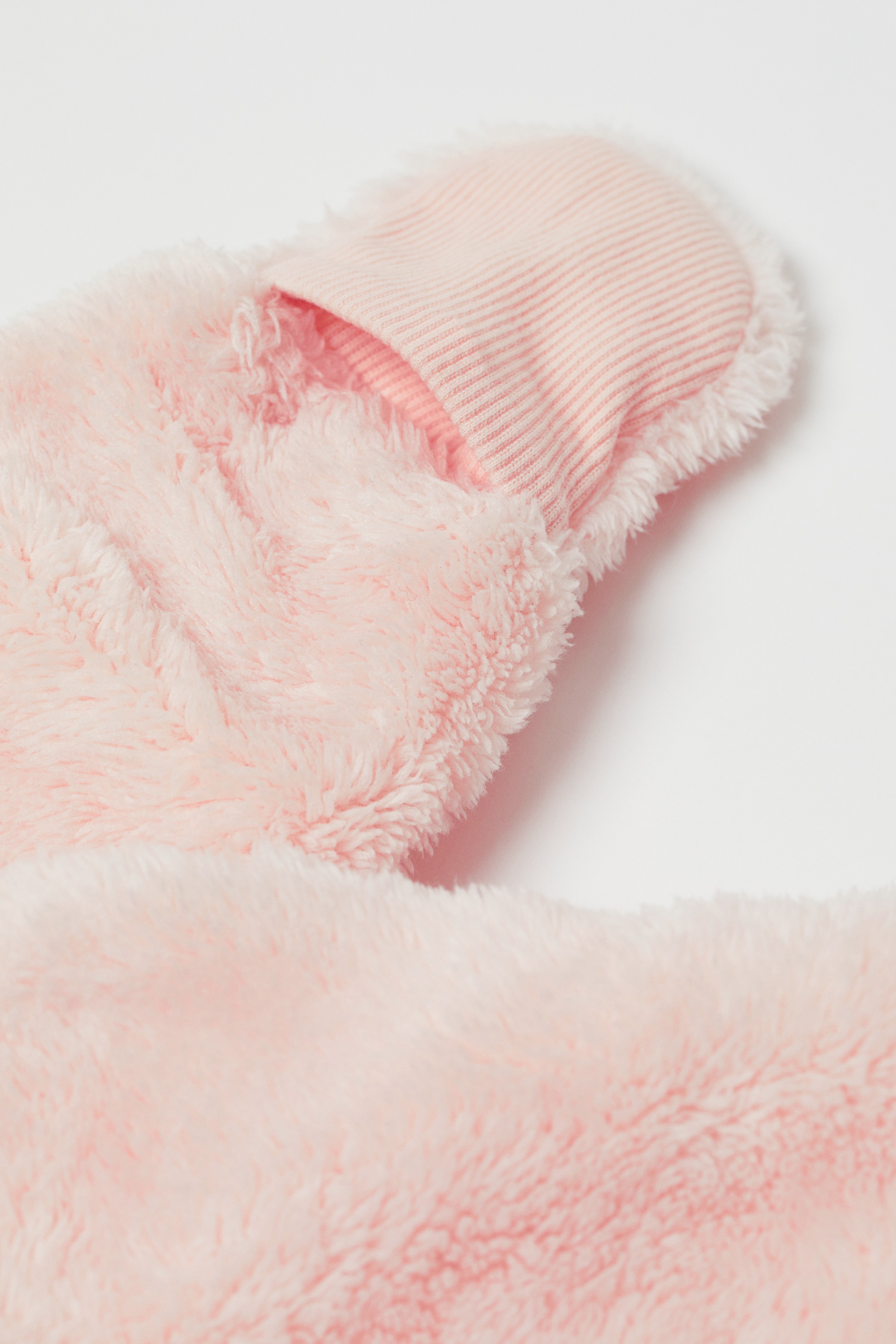Faux Shearling Overall - Light pink - Kids | H&M US